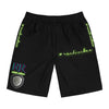 Rich Vibes RR Volt MG Tiger Shield Black - Men's Board Shorts (AOP)