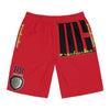 Rich Vibes Volt MG Tiger Shield Red - Men's Board Shorts (AOP)