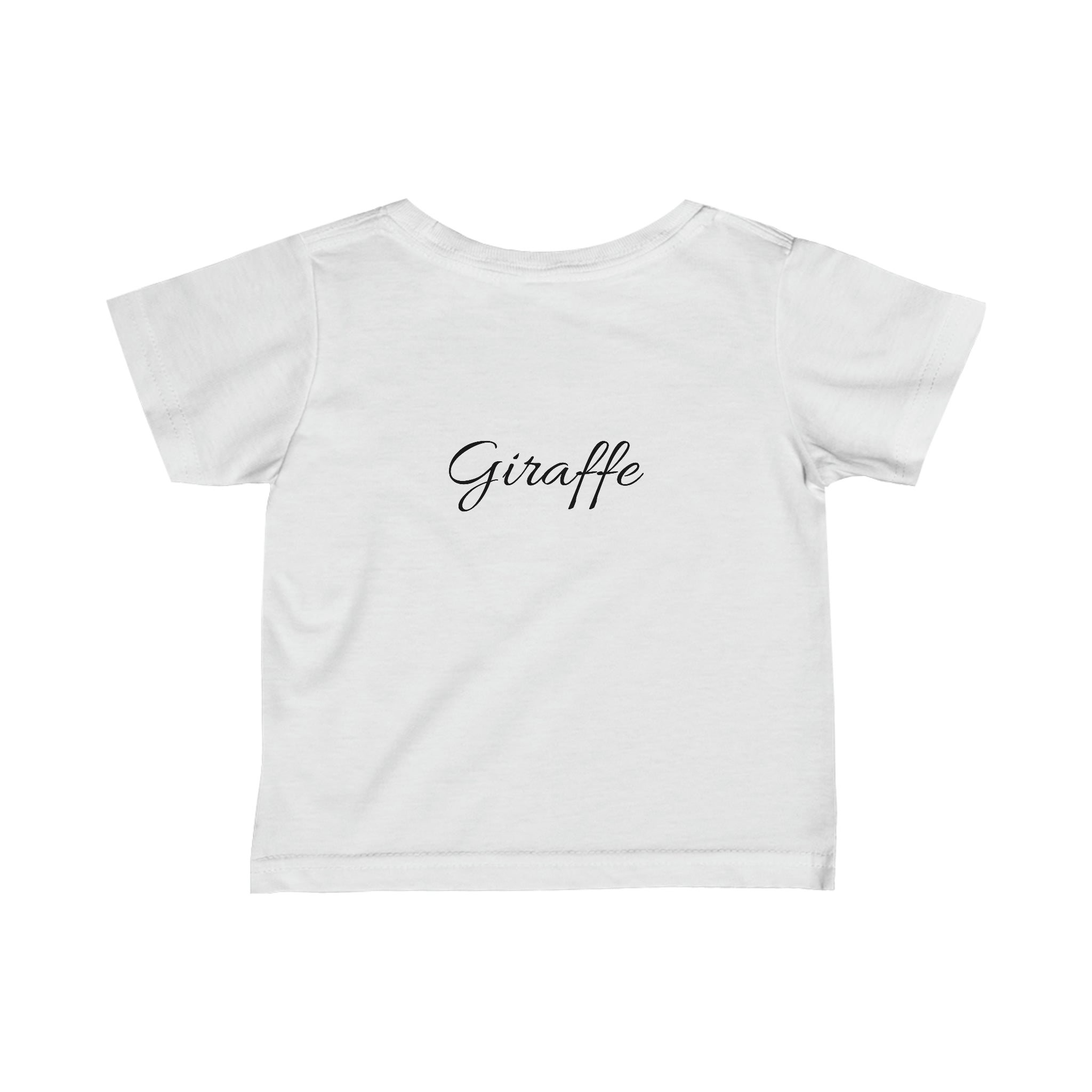 RV Brand Of The Brave Baby Giraffe Calf - Infant Fine Jersey Tee