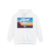 Rich Vibes Miami Beach 24/7  White - Garment-Dyed Hoodie