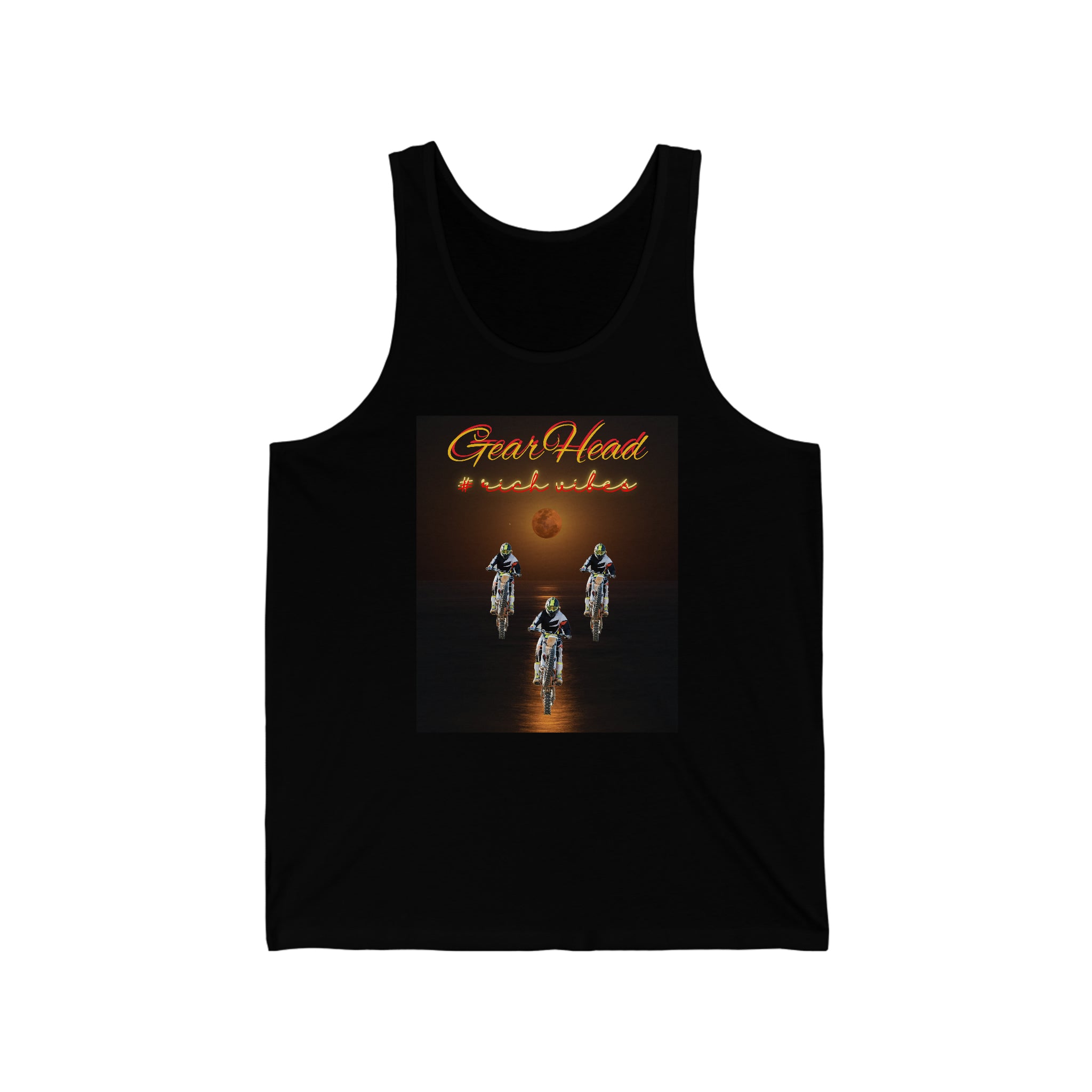 Rich Vibes 3 Gear Head Galaxy Ryders - Unisex Jersey Tank