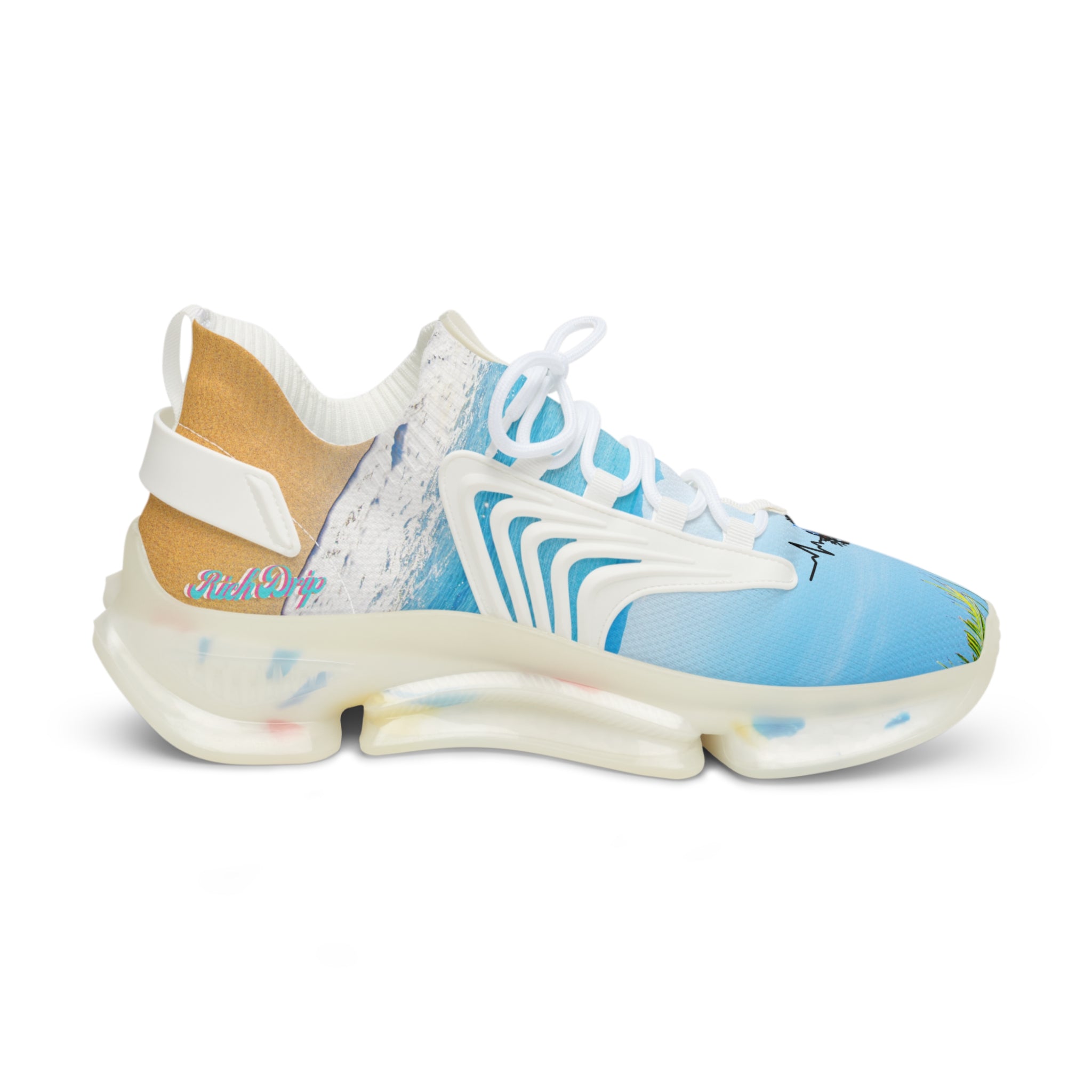 RV5 Pulse Sea Blue Beach - Men's Mesh Sneakers