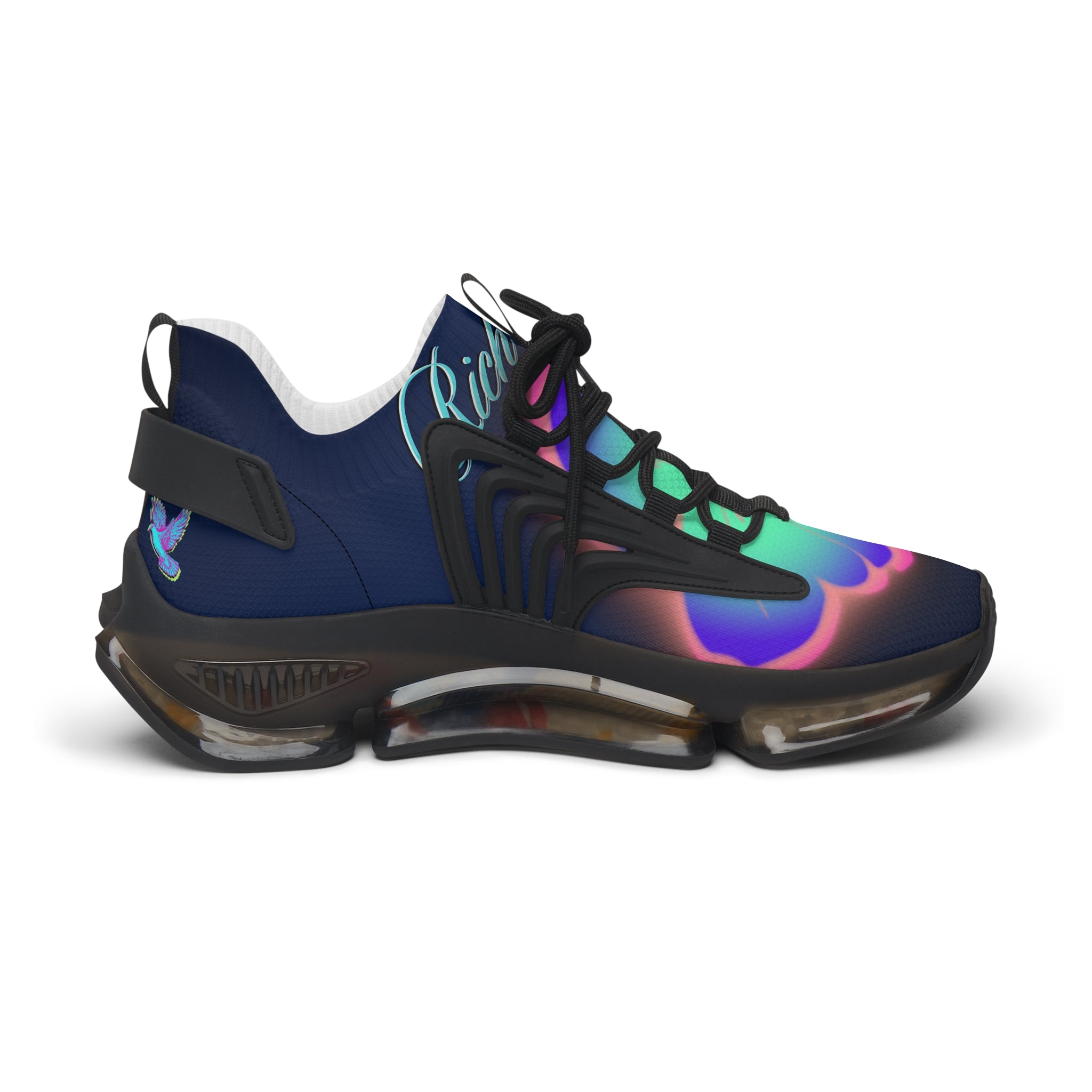 Rich Vibes Indigo Rose Pedal - Women's Mesh Sneakers