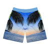 Rich Vibes Volt Blue Sky Sunset - Men's Jogger Shorts (AOP)Light Blue