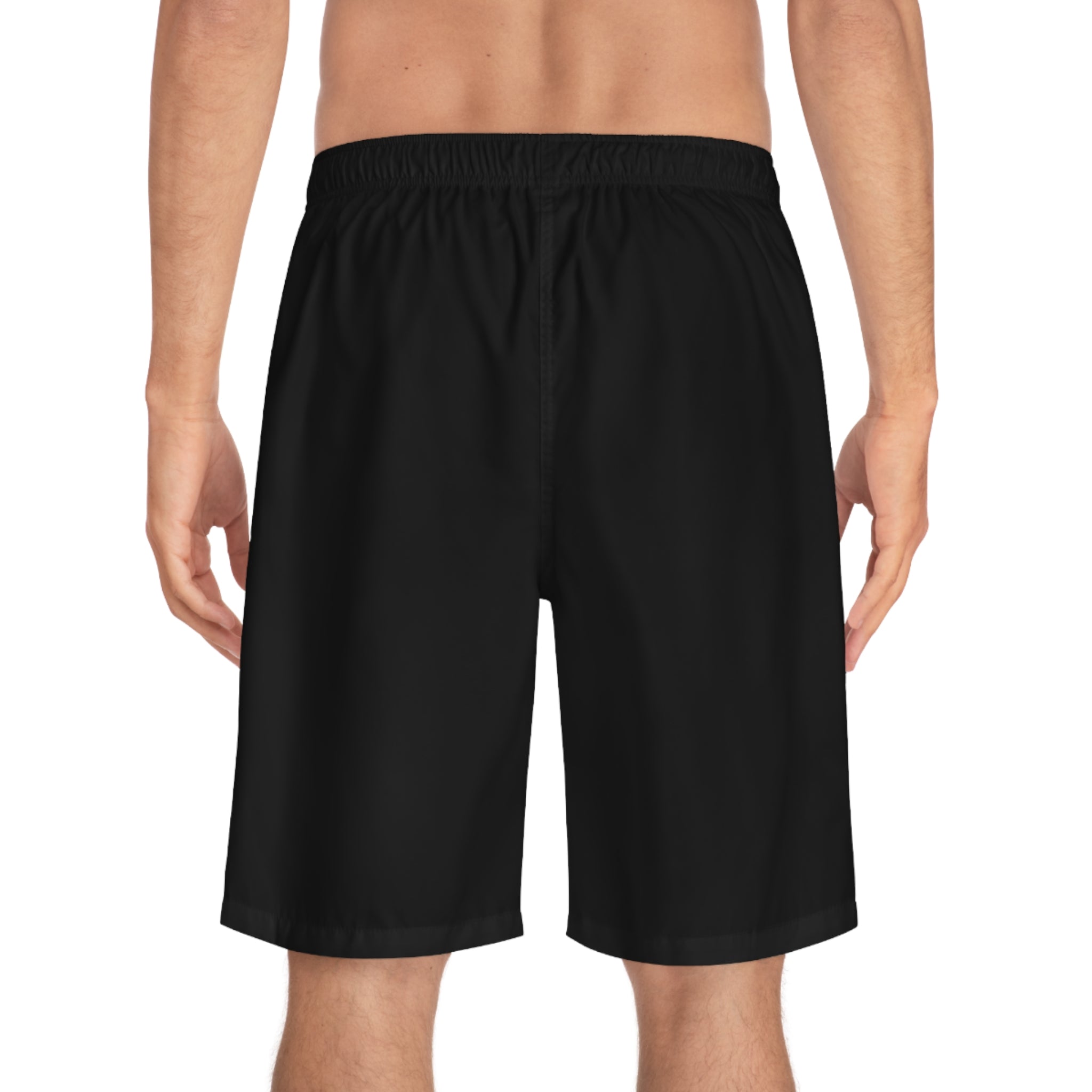 Rich Vibes Taj Mahal City Volt RR Tiger Shield Black - Men's Board Shorts (AOP)