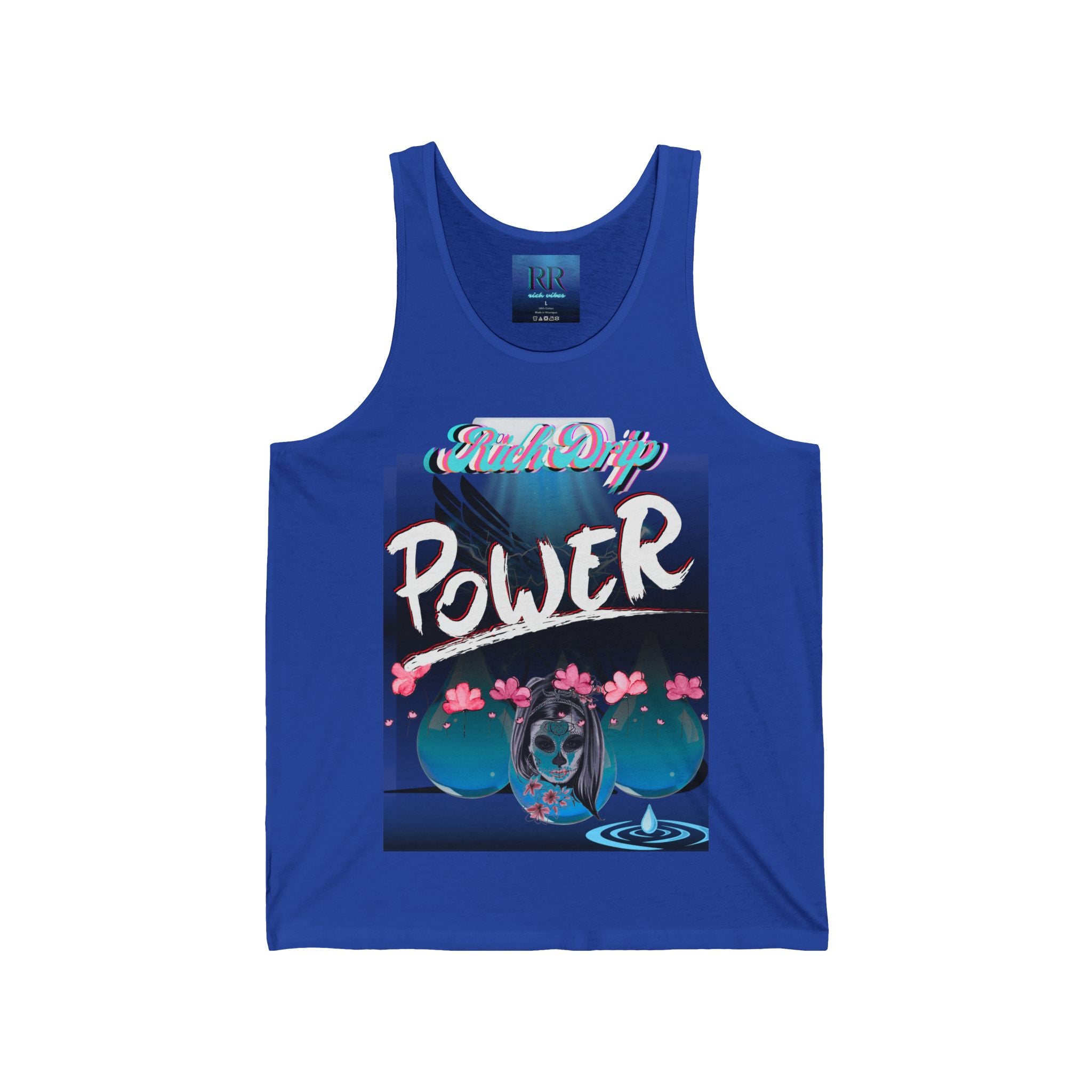 Rich Drip RV RR Brand of the Brave Power - Unisex Jersey Tank