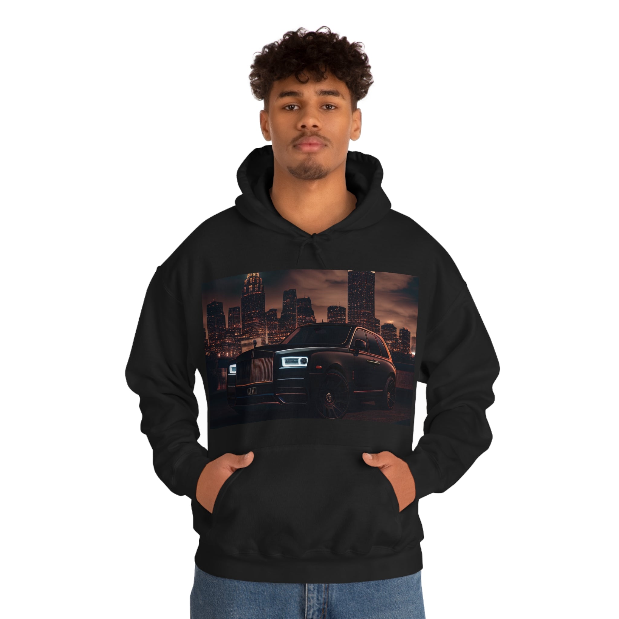 Rich Vibes Black RR Authentic Signature Collection - Heavy Hoodie