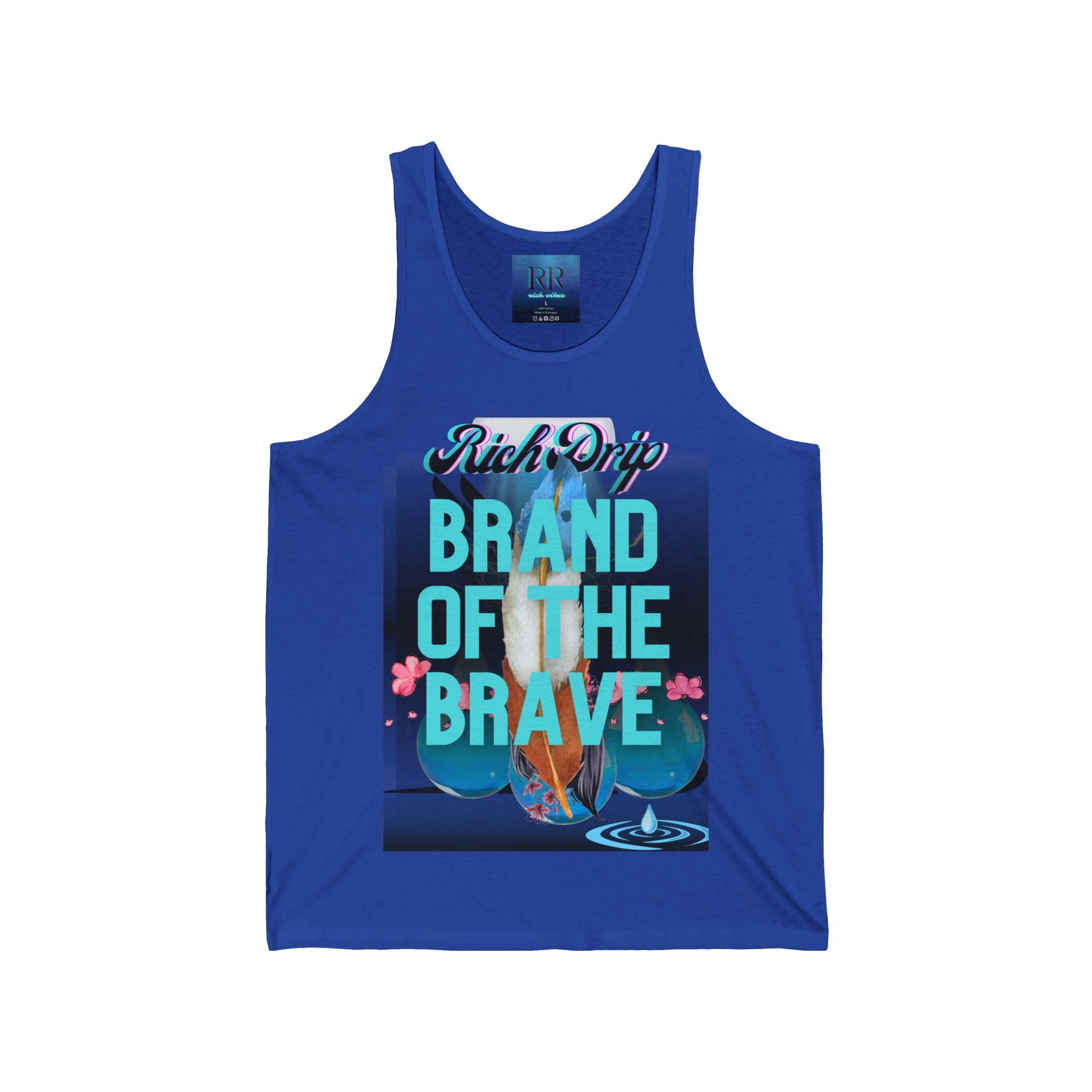 Rich Vibes Rich Drip Ocean Breeze 01 - Unisex Jersey Tank