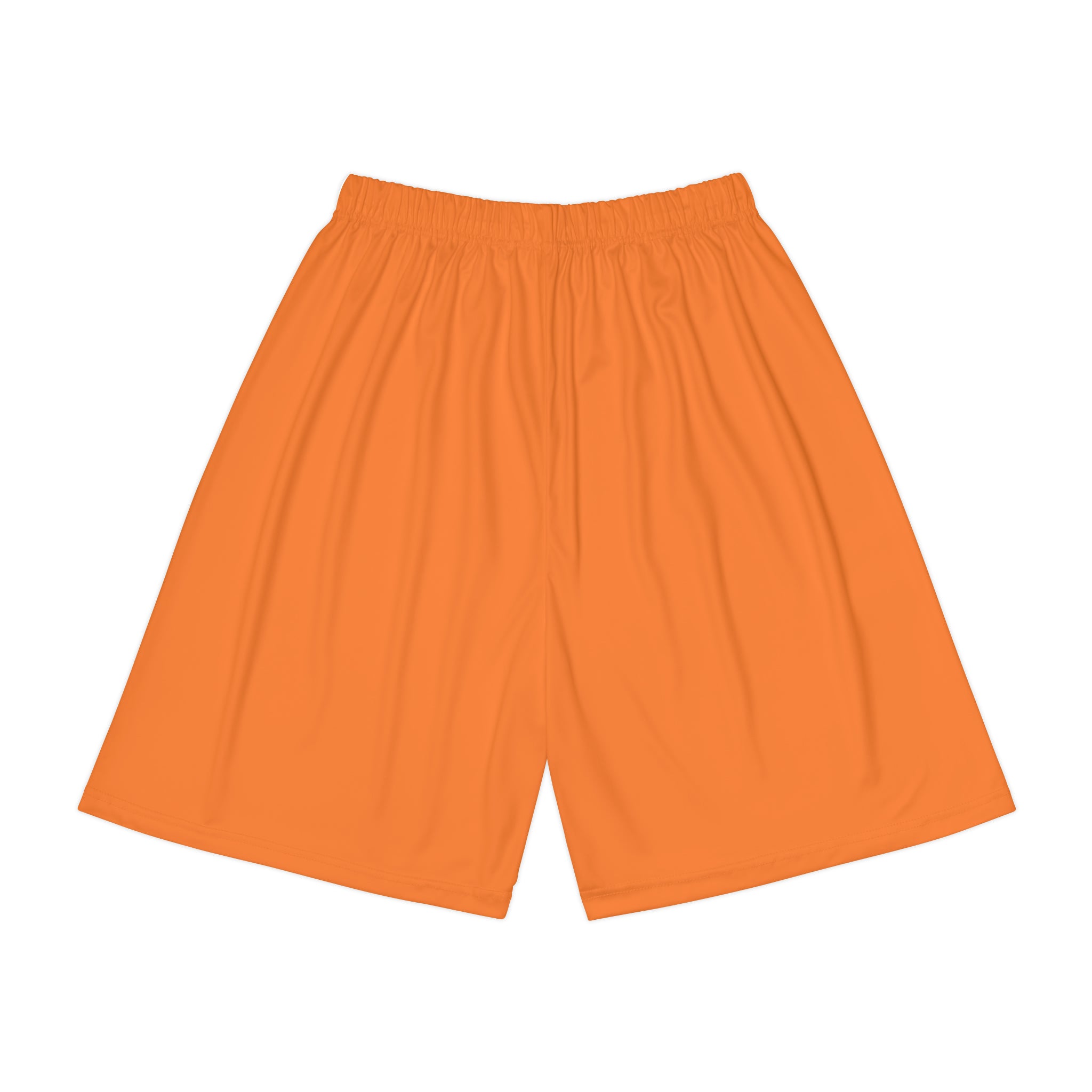 Rich Vibes RV Palm Tree Silhouette Men’s Sports Shorts (AOP) Orange Crusta