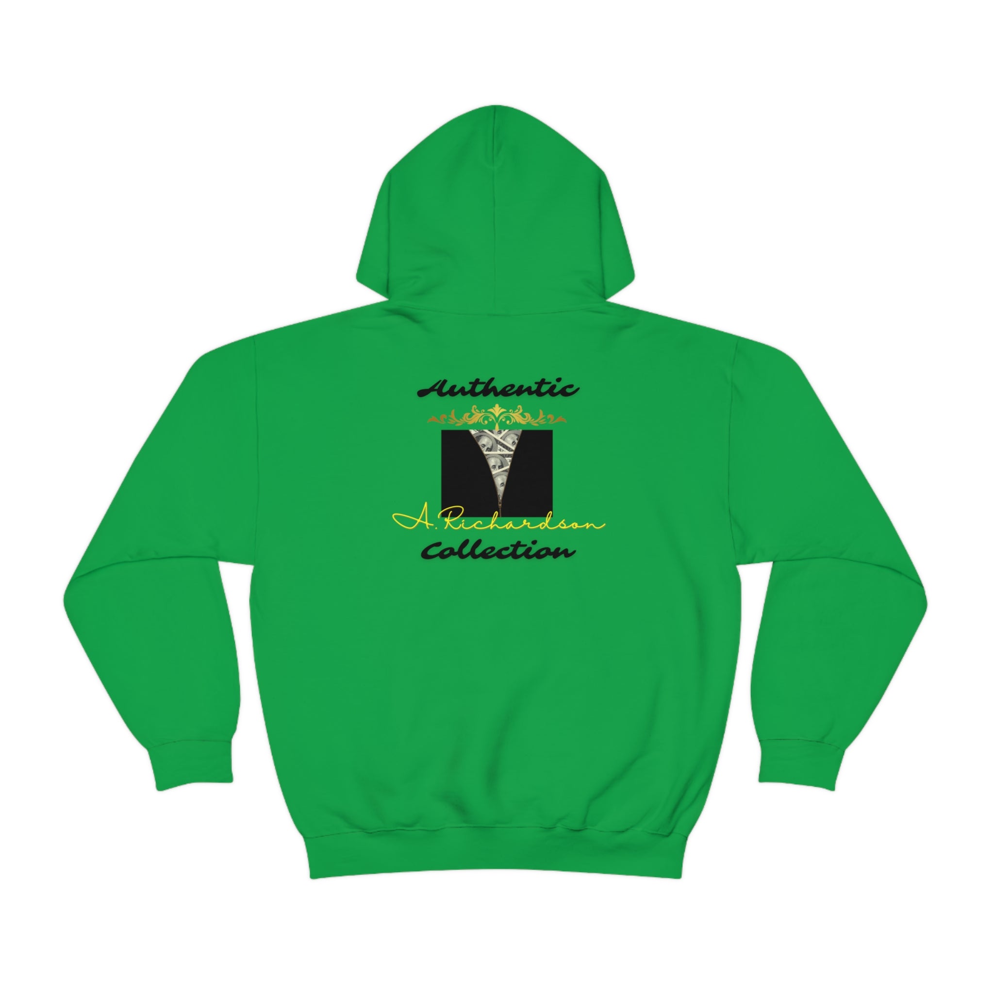 Rich Vibes Black RR Authentic Signature Collection - Heavy Hoodie