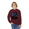 Rich Vibes RV Palm Tree - Youth Crewneck Sweatshirt