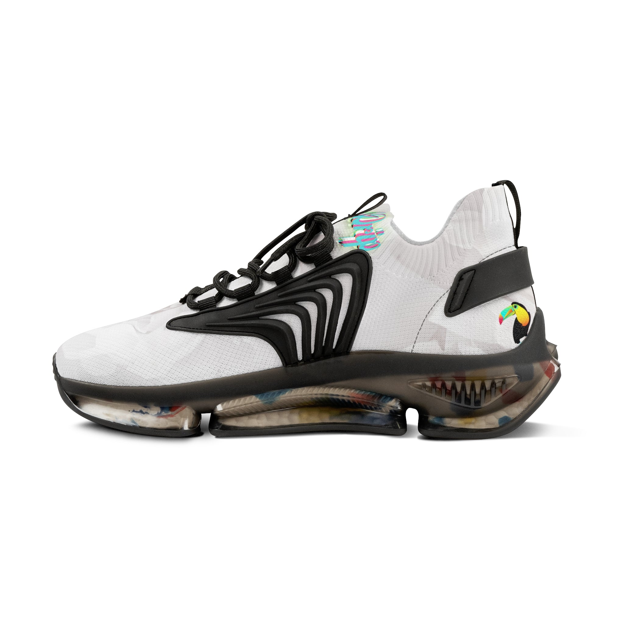 RV5 Pulse Tropical Miami Rose Petal - Men's Mesh Sneakers White