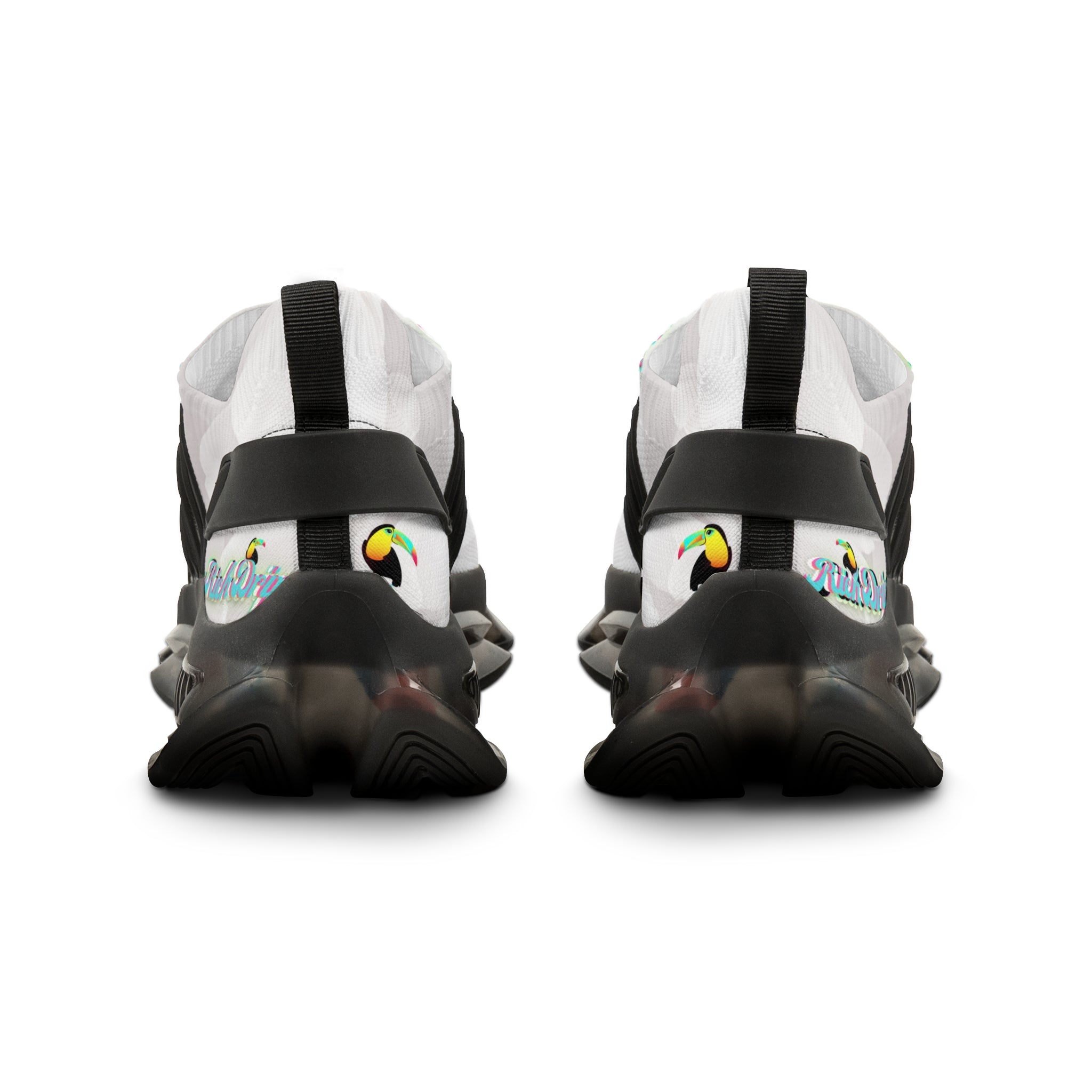 RV5 Pulse Tropical Miami Rose Petal - Men's Mesh Sneakers White