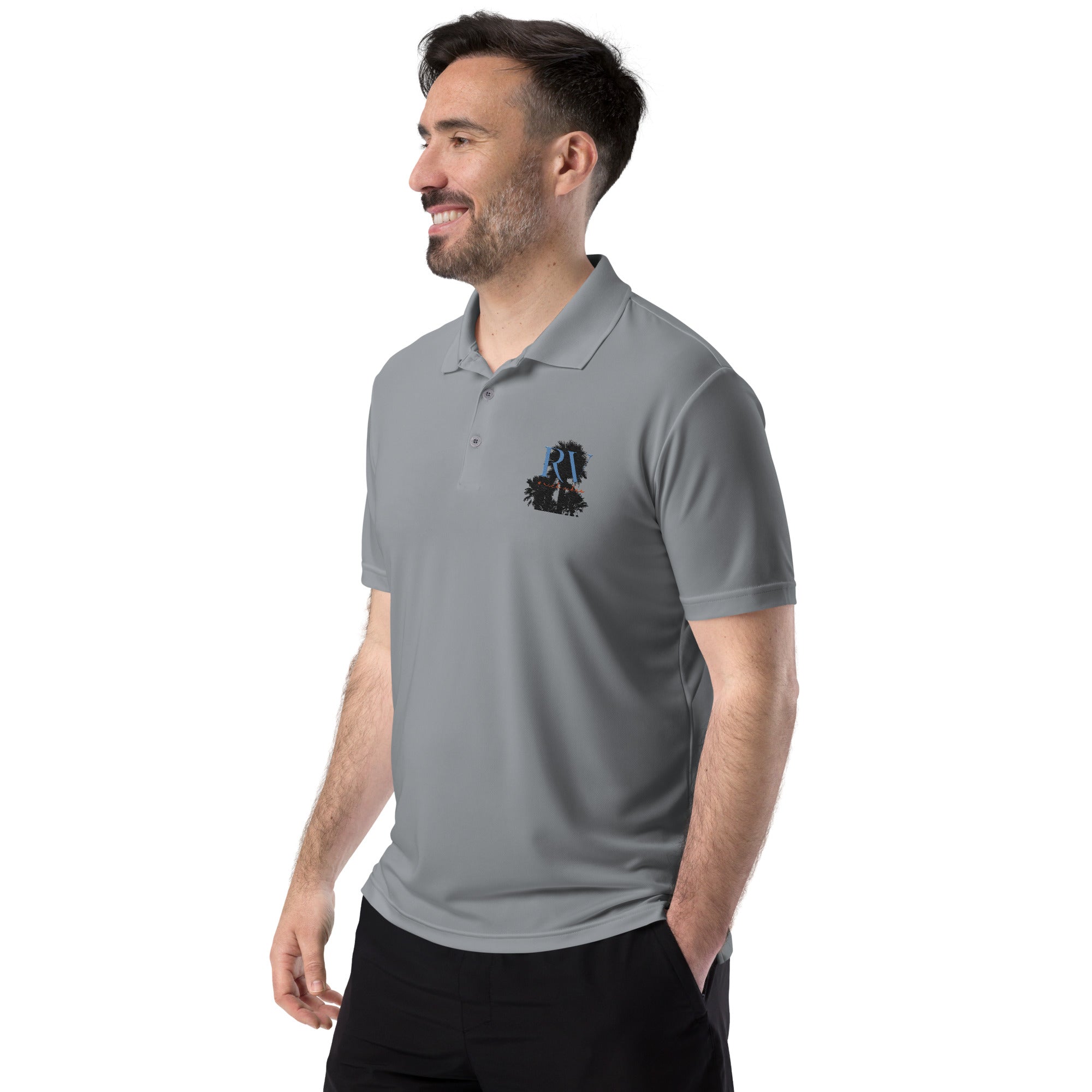 Rich Vibes RV Palm Tree - adidas performance polo shirt