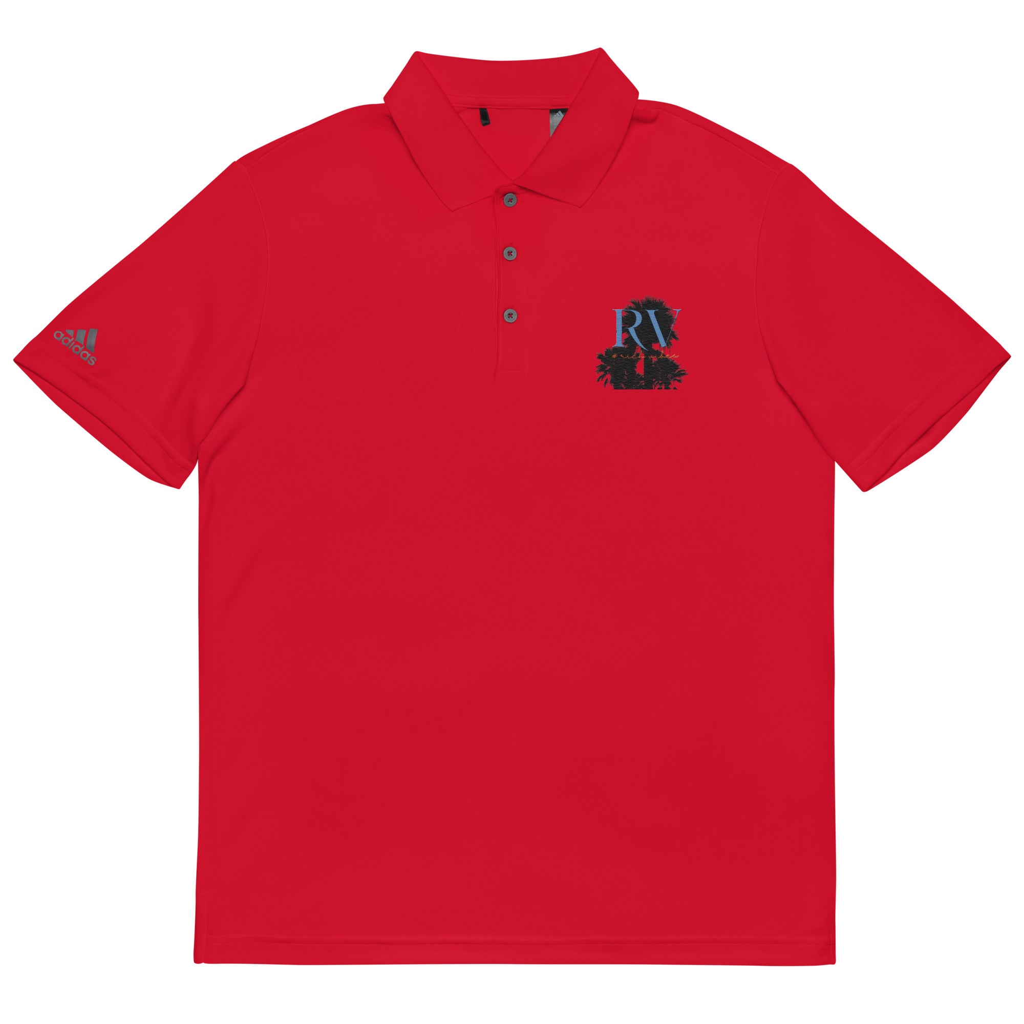 Rich Vibes RV Palm Tree - adidas performance polo shirt