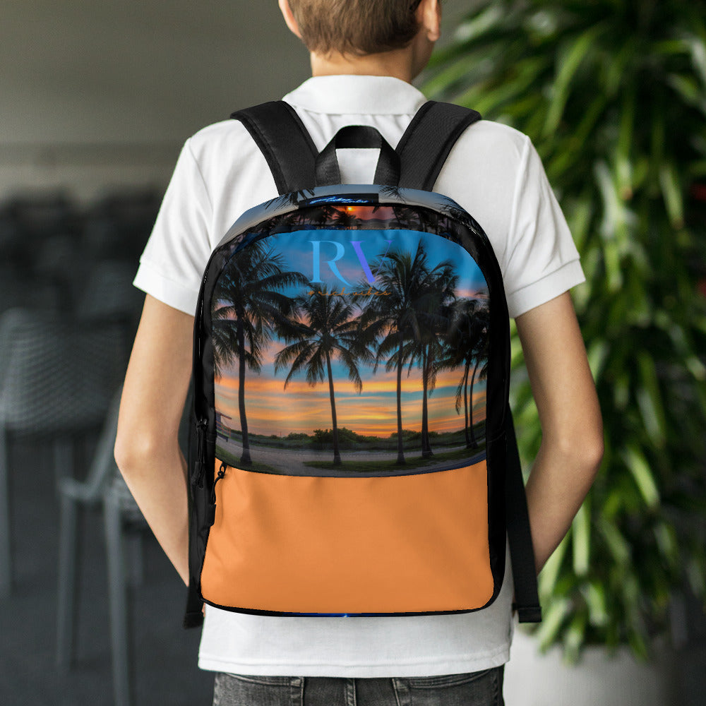 Rich Vibes RV Blue Sunset Beach Vibes - Backpack