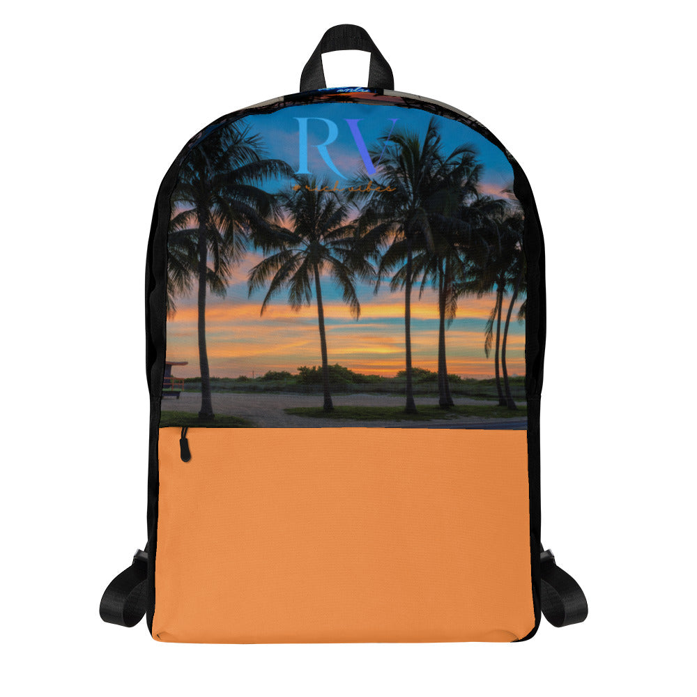 Rich Vibes RV Blue Sunset Beach Vibes - Backpack