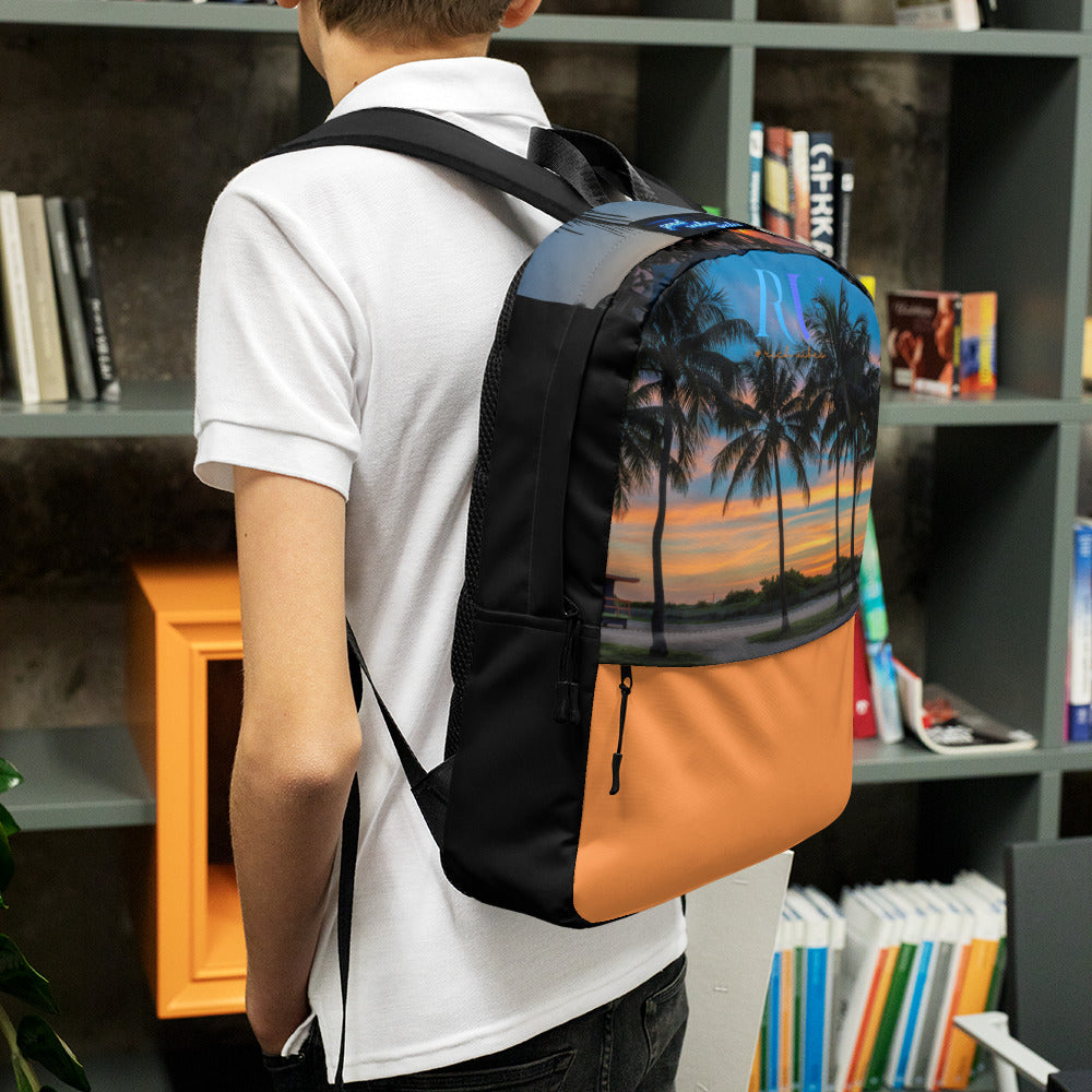Rich Vibes RV Blue Sunset Beach Vibes - Backpack