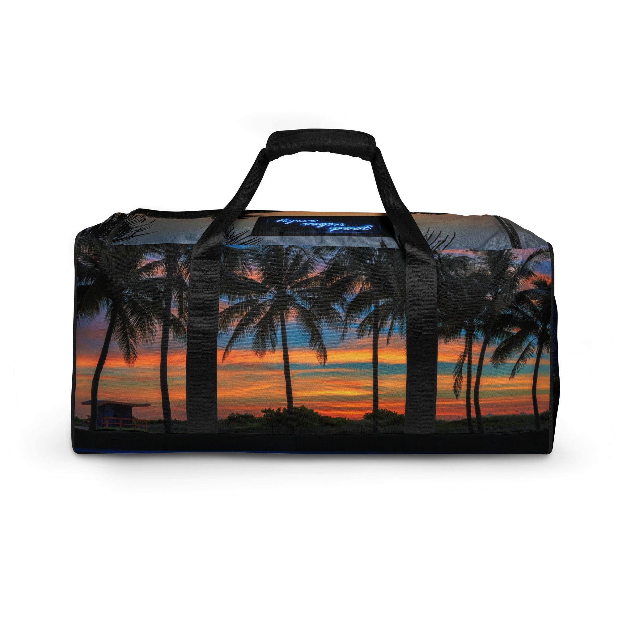 Rich Vibes Purple Sunset Good Vibes Only - Duffle bag