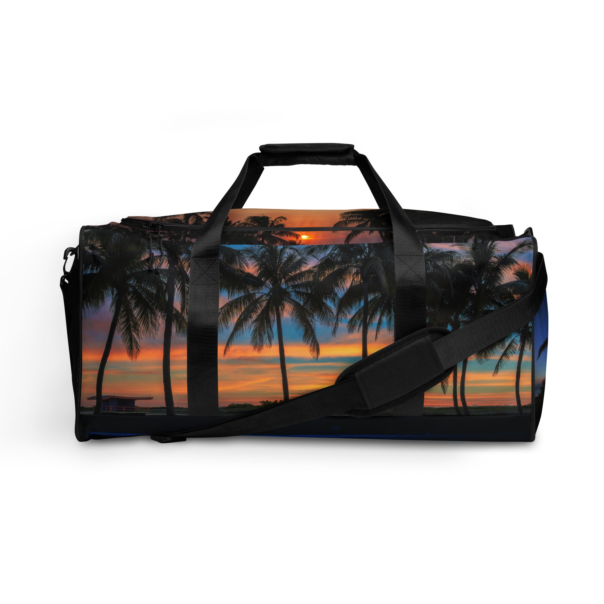 Rich Vibes Purple Sunset Good Vibes Only - Duffle bag