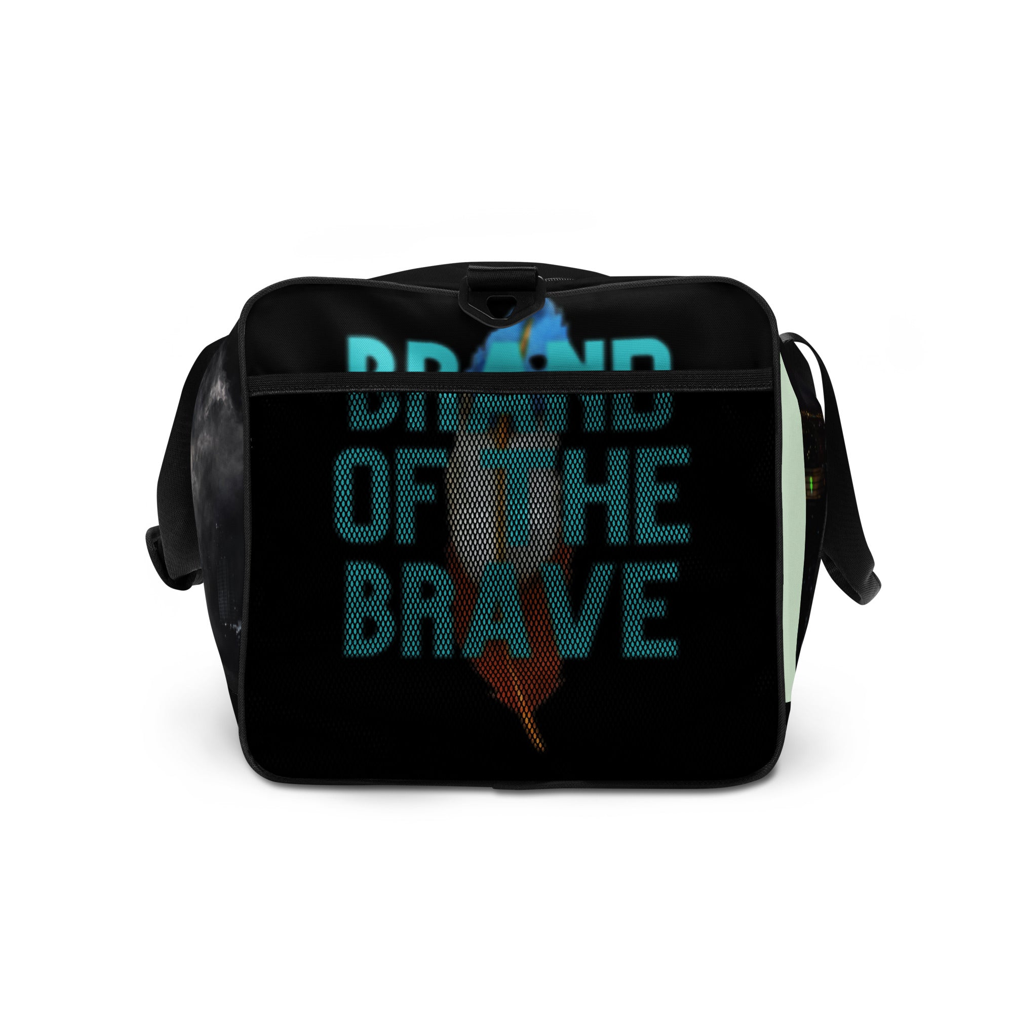 Rich Vibes Brand Of The Brave Bike Life Black Honey Dew Duffle bag