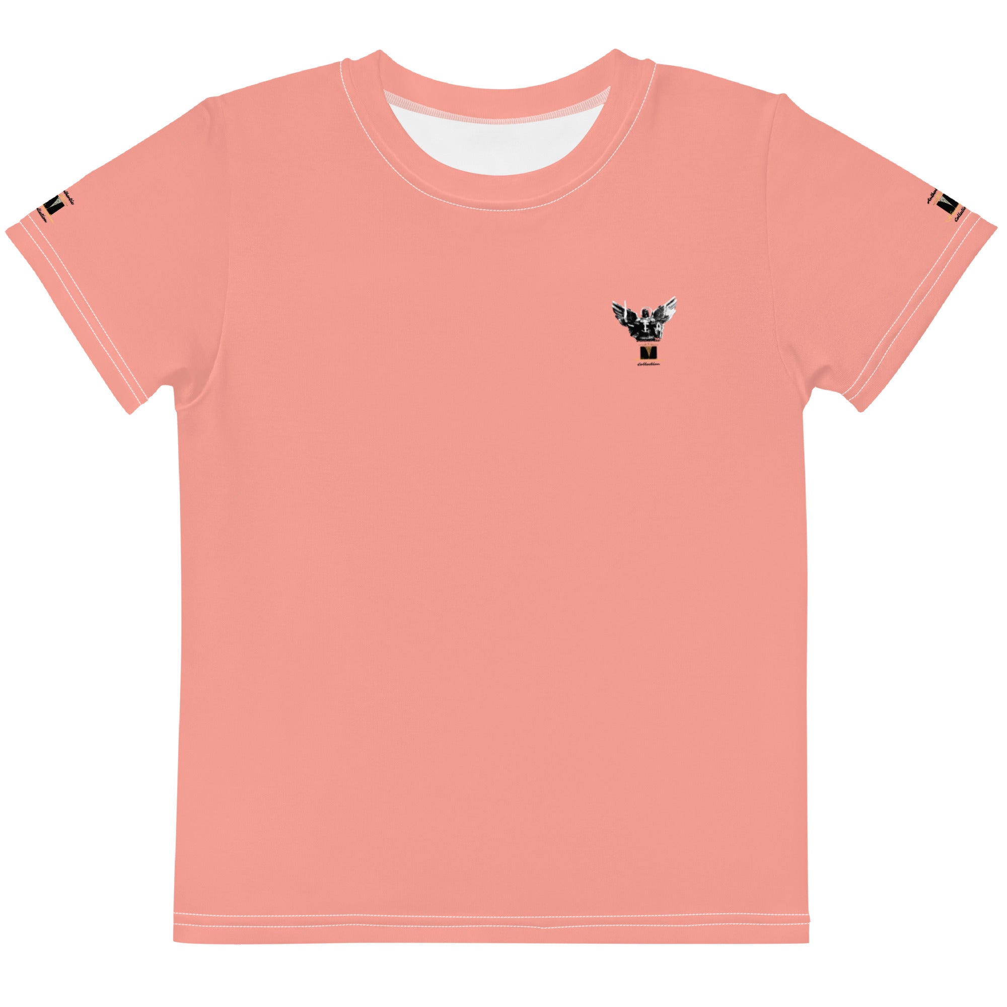 Rich Vibes RV Palm Tree Rose Bud Archangel Signature Collection - Kids crew neck t-shirt