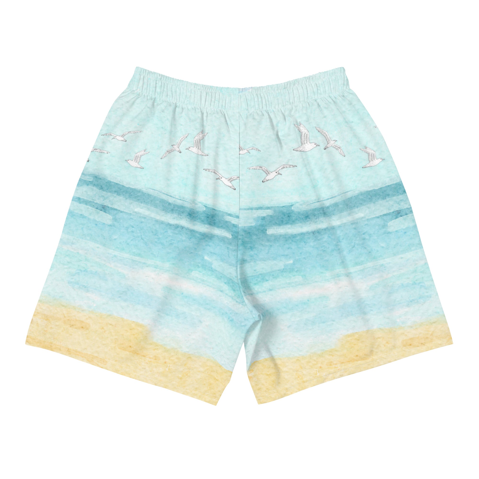 Rich Drip Blue Skies Beach Vibes RR - Men's Recycled Athletic Shorts