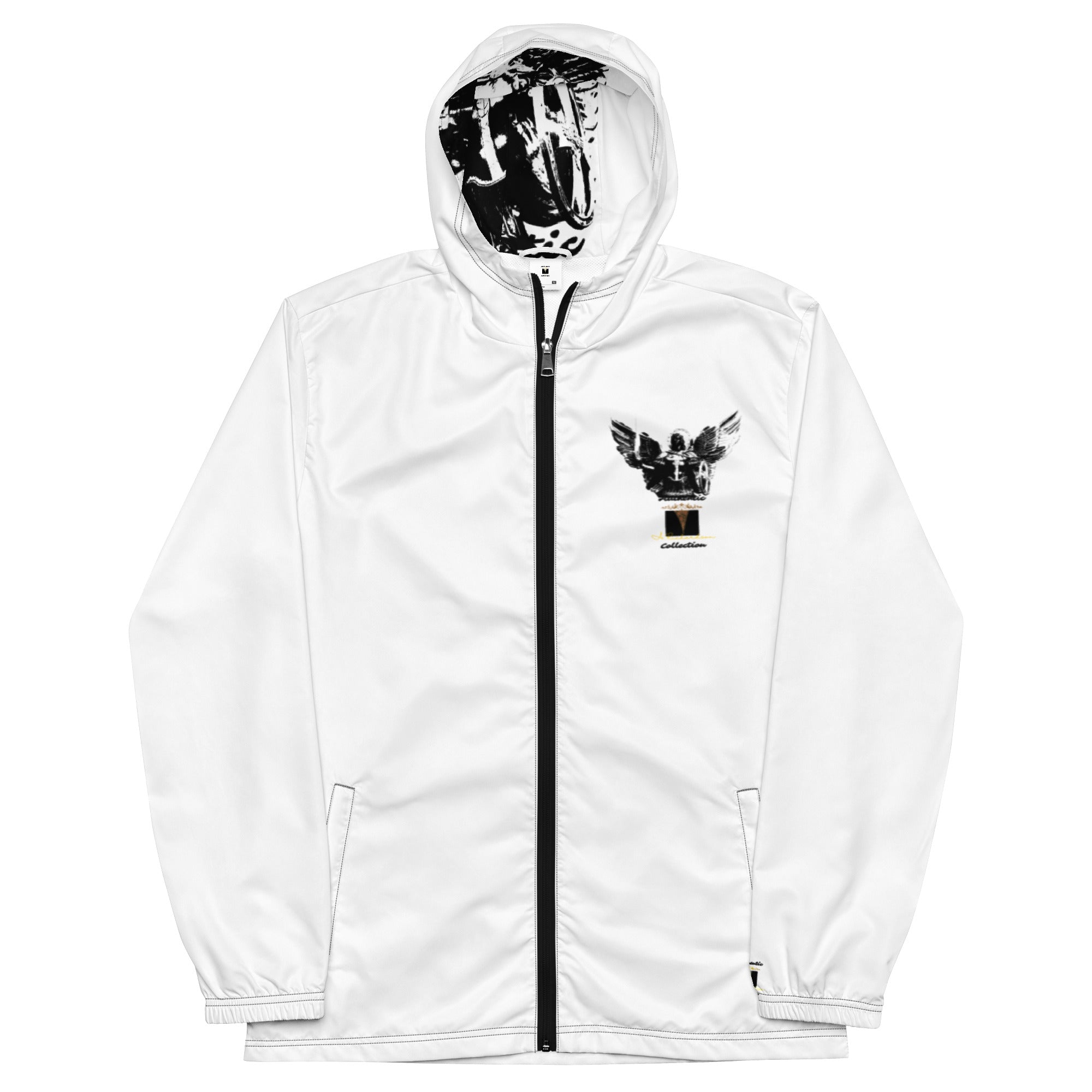 Rich Vibes RV Palm Tree White Archangel Signature Collection 24/7 - Men’s windbreaker
