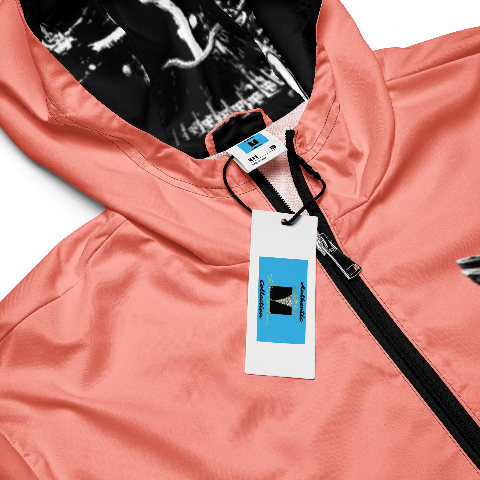 Rich Vibes RV Palm Tree Rose Bud Archangel Signature Collection - Men’s windbreaker