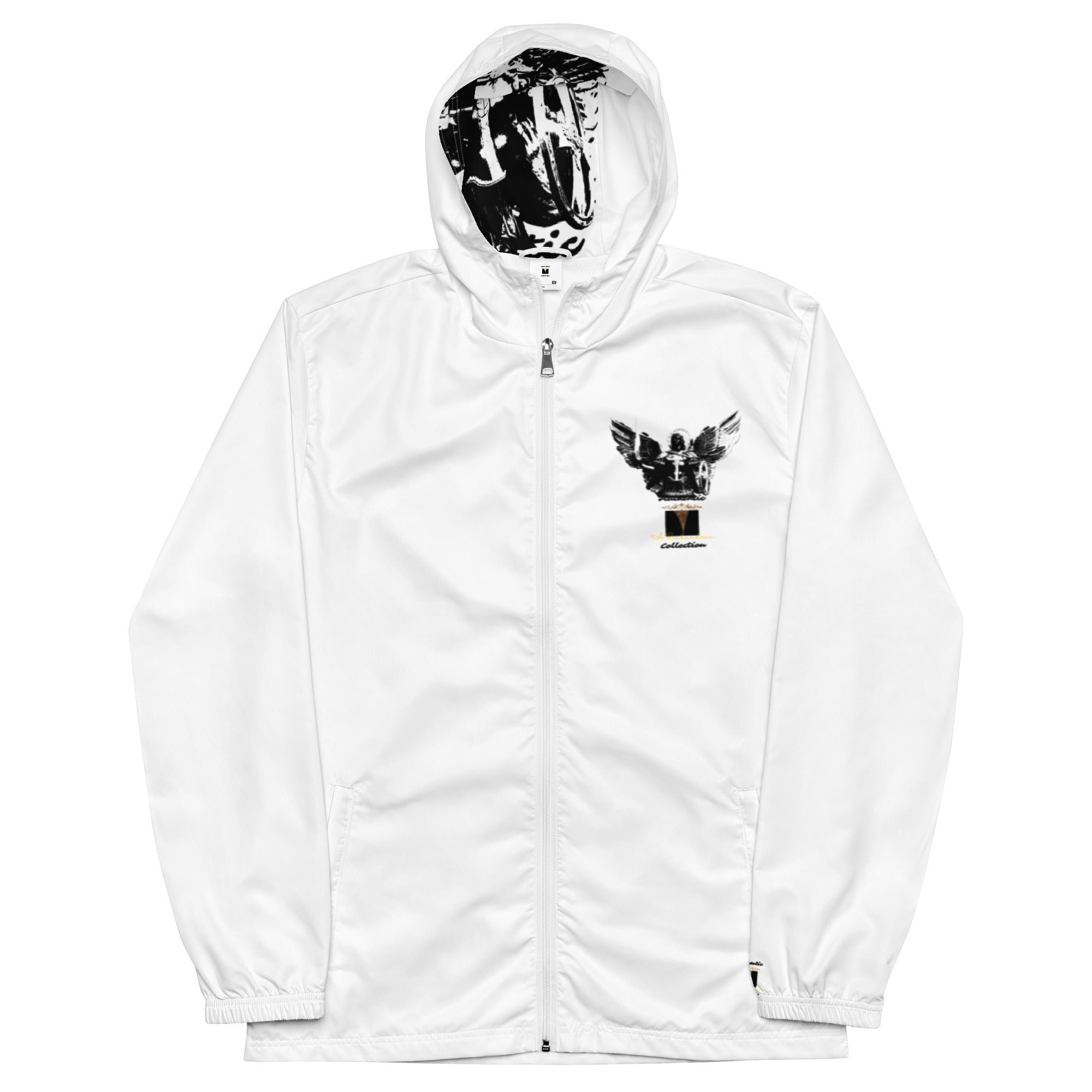 Rich Vibes RV Palm Tree White Archangel Signature Collection 24/7 - Men’s windbreaker