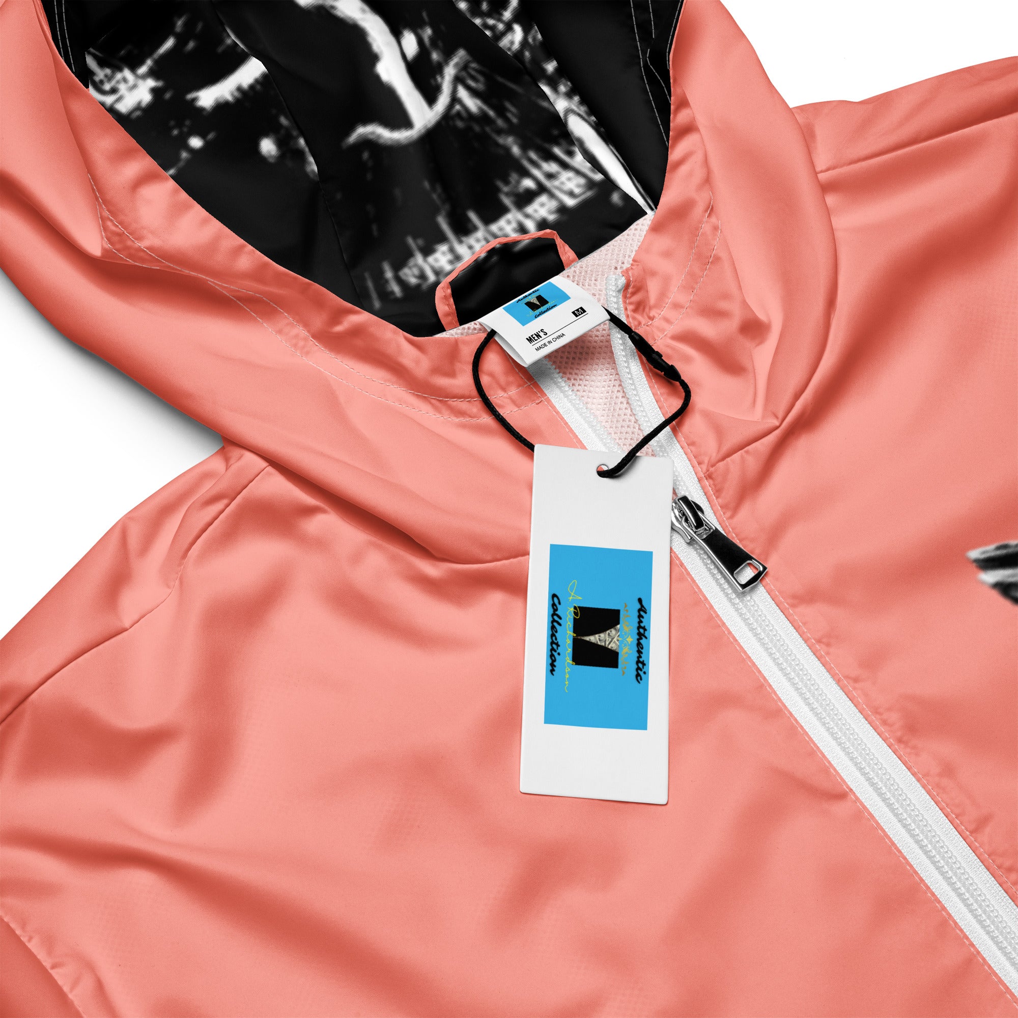 Rich Vibes RV Palm Tree Rose Bud Archangel Signature Collection - Men’s windbreaker