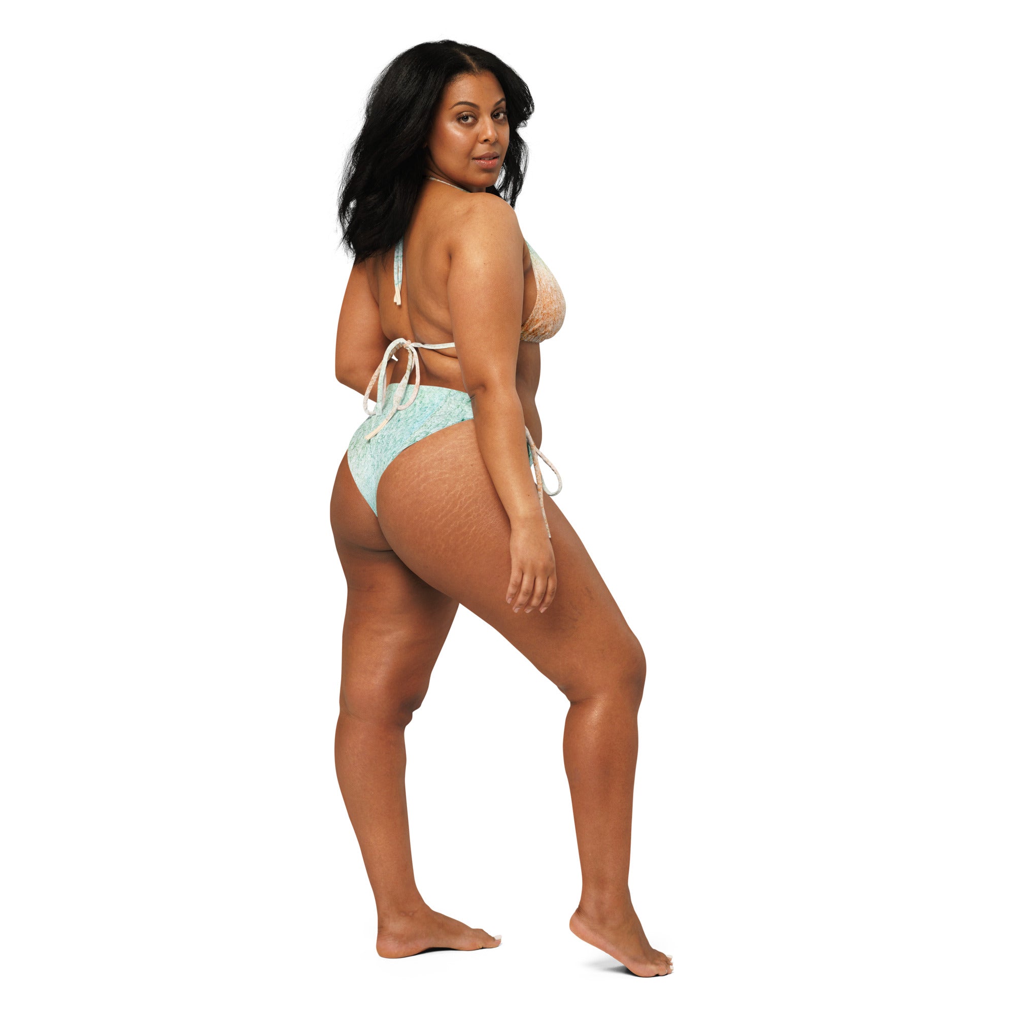 Vineyard Vibes Melon Cake - All-over print recycled string bikini