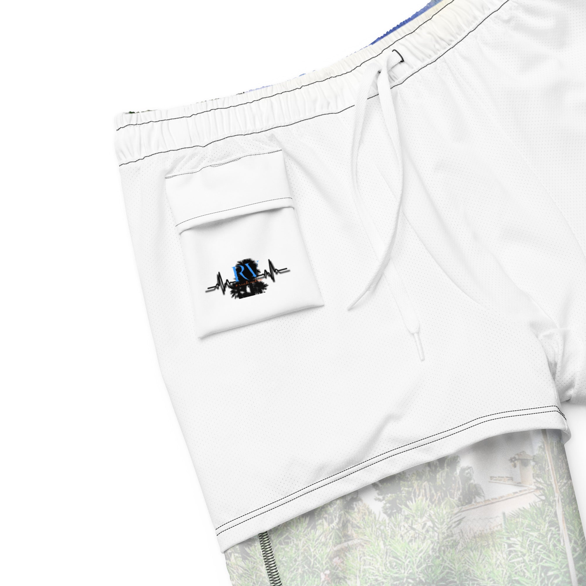 Rich Vibes Lion Of Judah Jamaica Flag - All-Over Print Recycled Swim Trunks