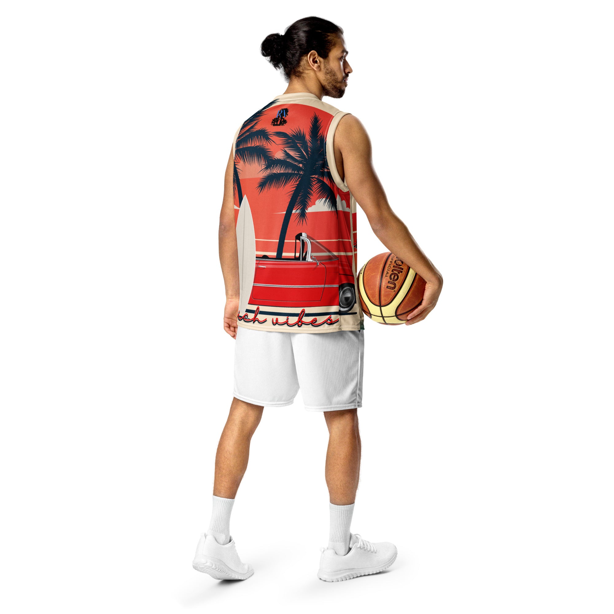 Recycled unisex basketball jersey