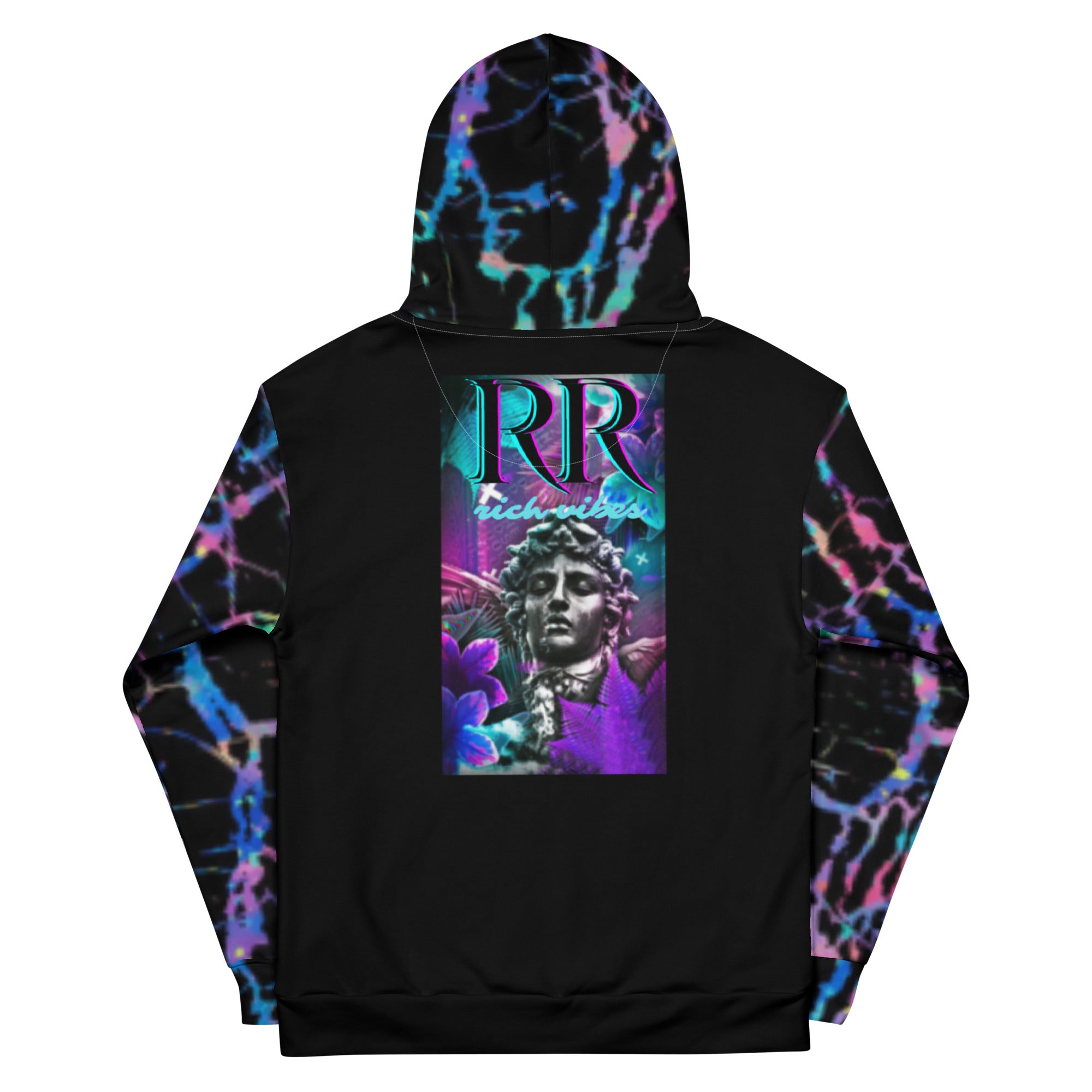 Rich Vibes RR Arch Multi-Colored Marble - Unisex Hoodie