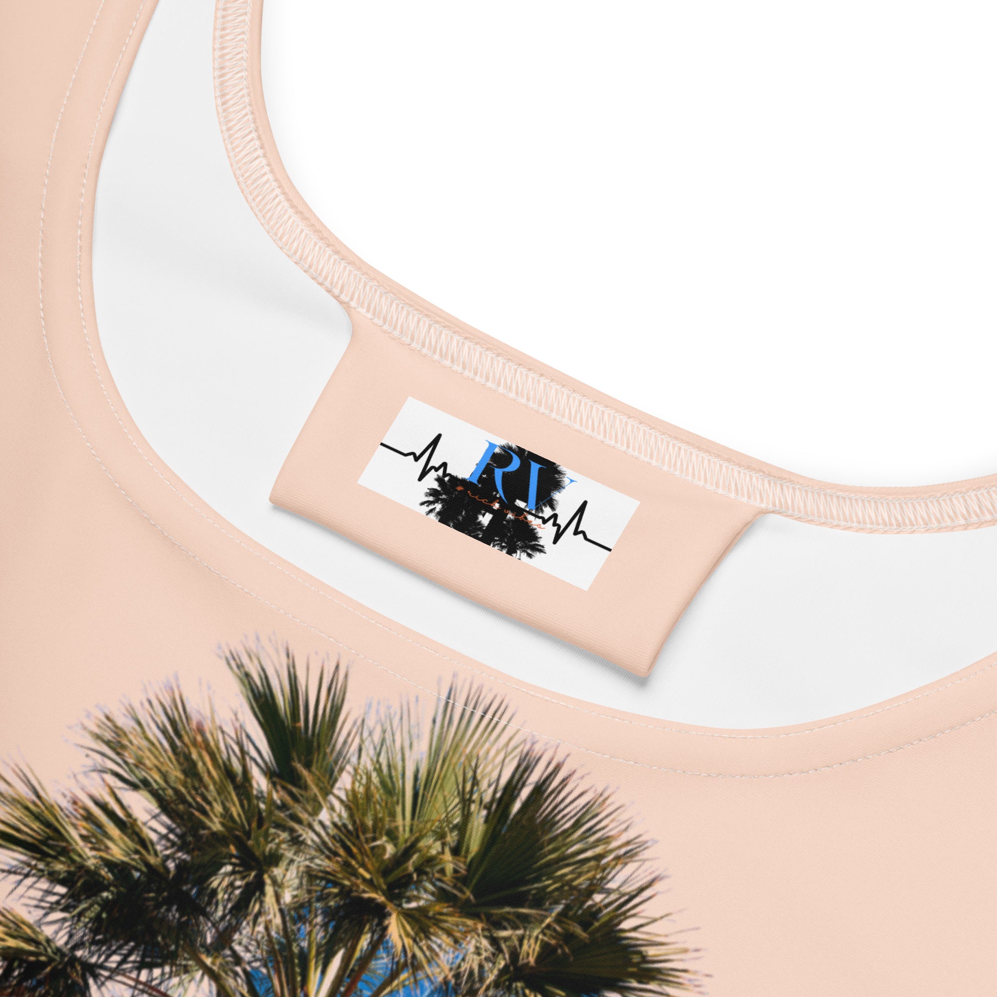 Rich Vibes RV Colorful Palm Tree Silhouette Cinderella - Skater Dress