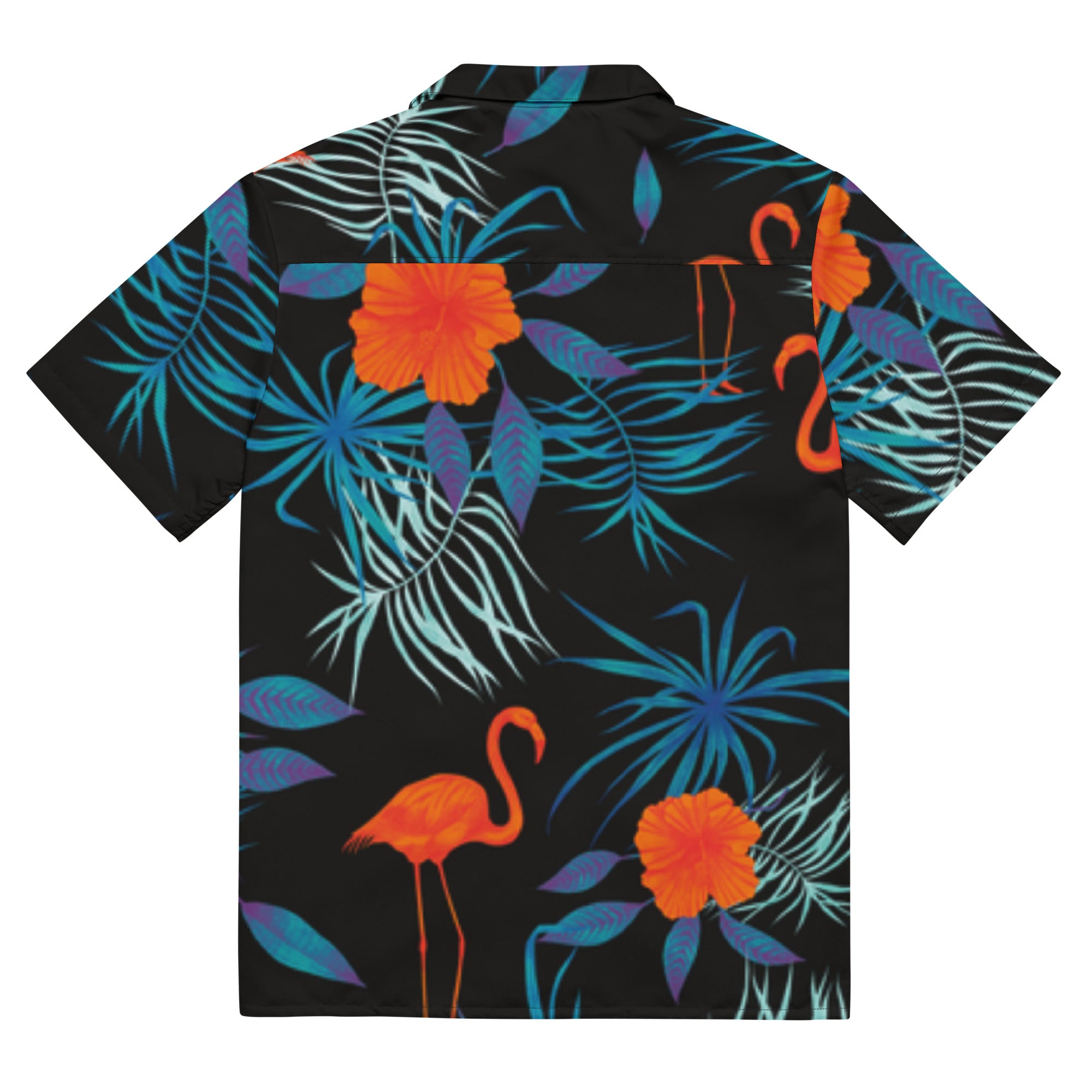 Rich Vibes Midnight Tropical Safari 1.0 - Unisex button shirt