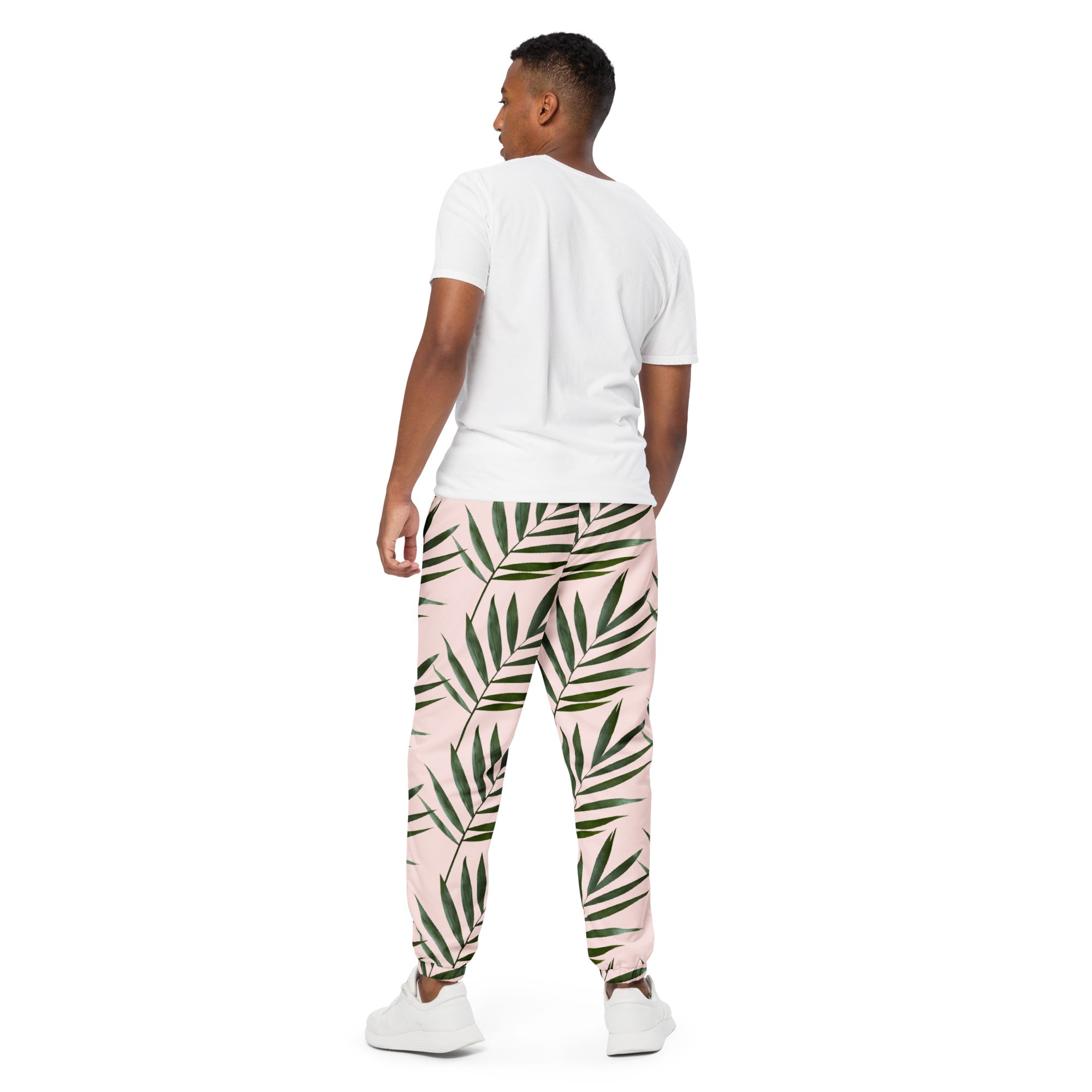 Rich Vibes Palm Tree Misty Rose - track pants