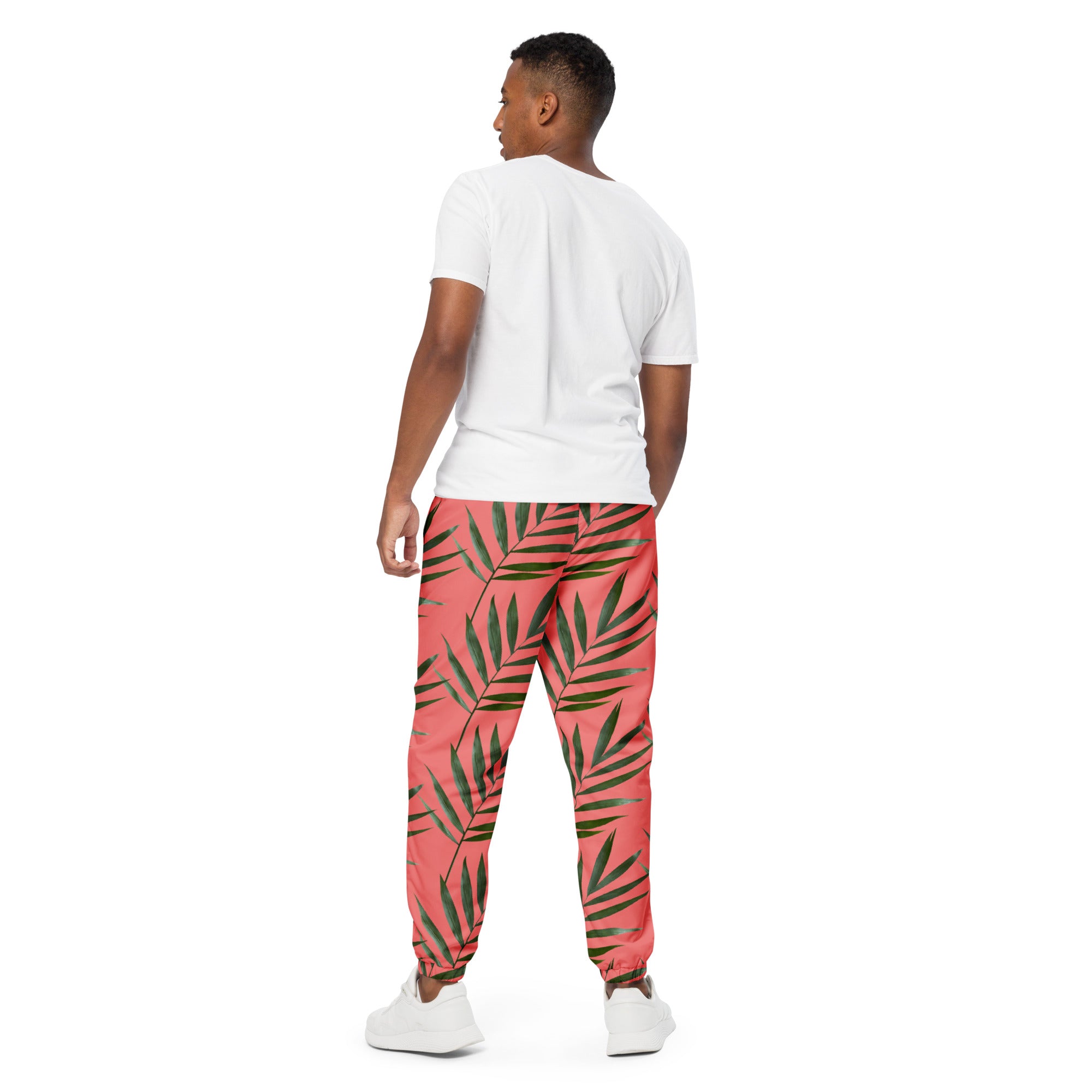 Rich Vibes Palm Tree Salmon - track pants