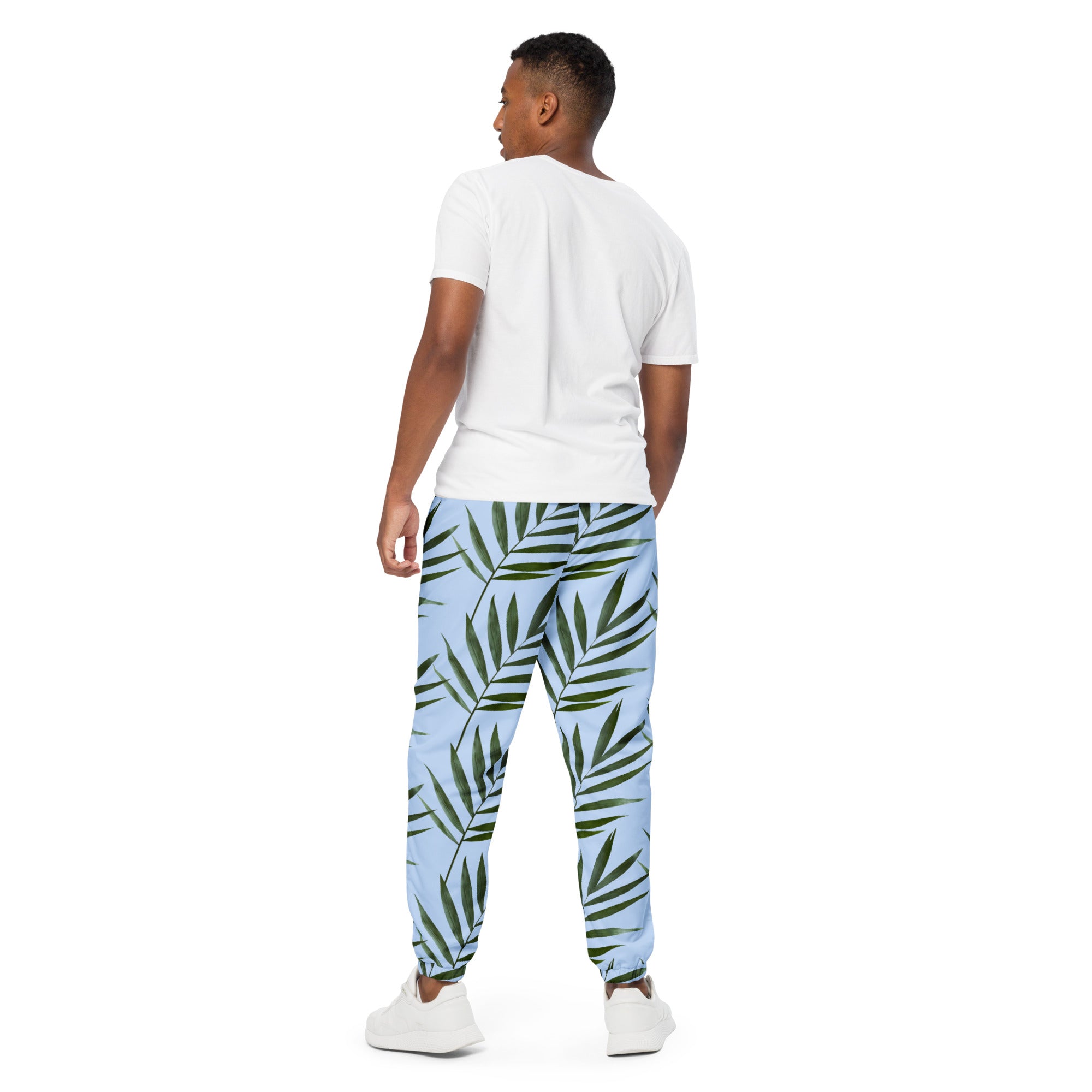 Rich Vibes Palm Tree Sky Blue - track pants