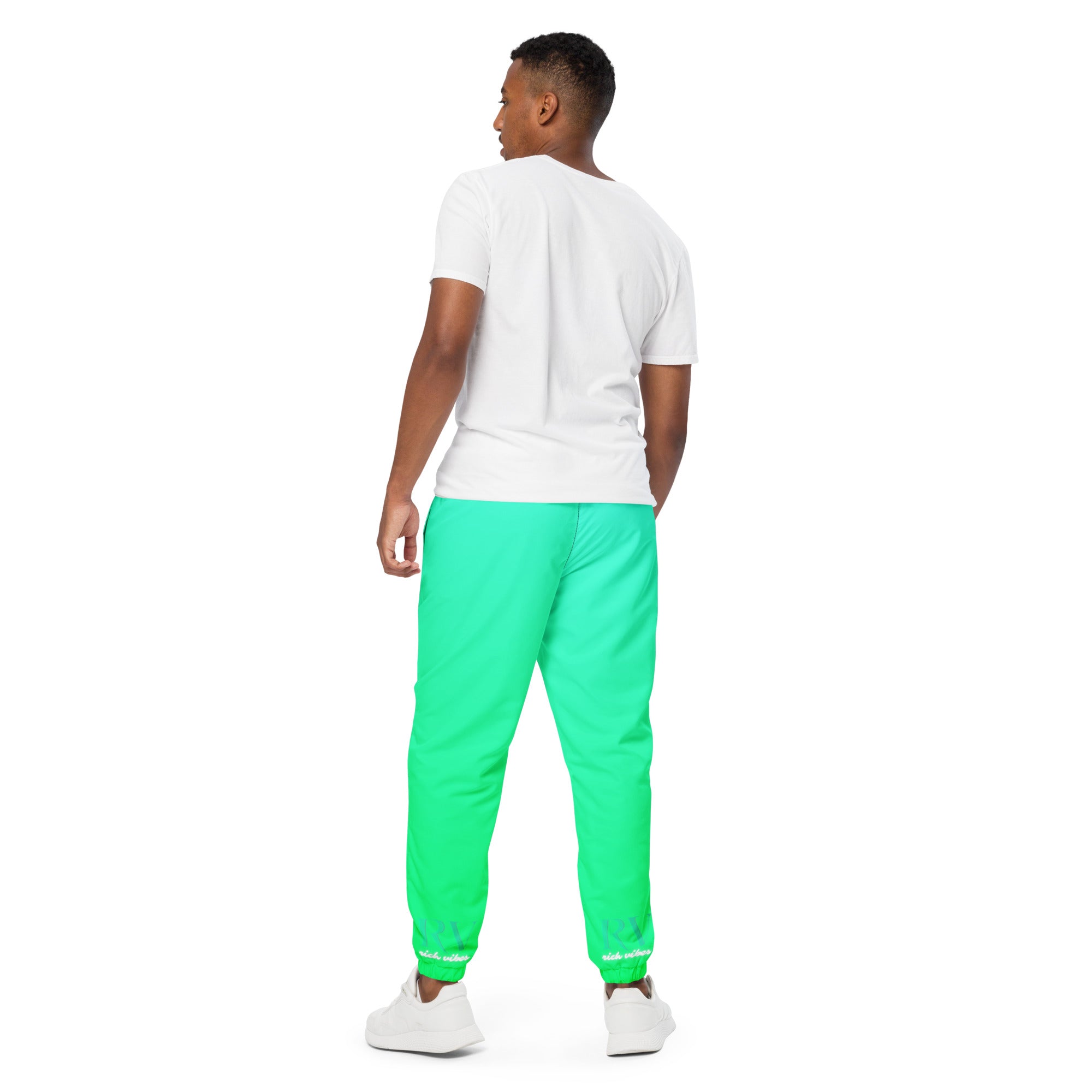 Rich Vibes Miami Green Single Rose stim - Unisex track pants