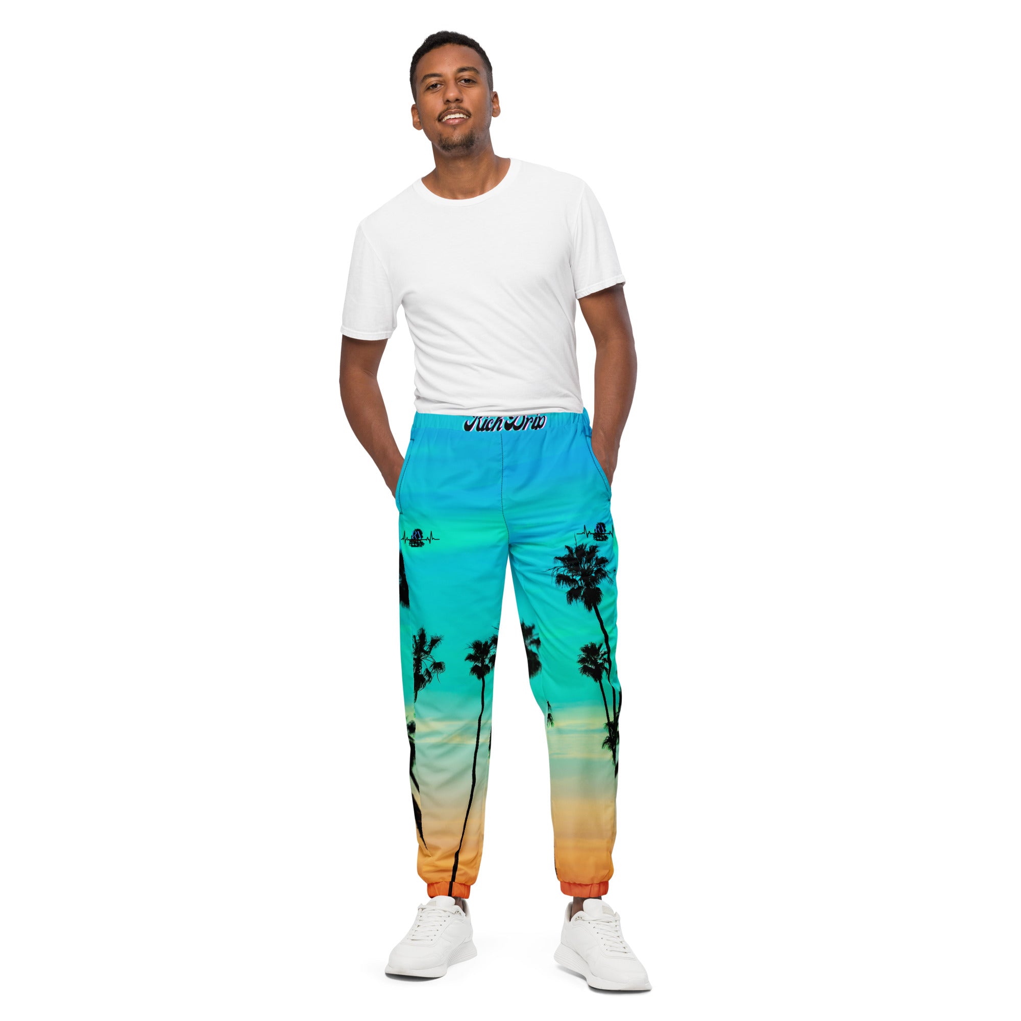 RV Pulse Rich Drip Blue Island Sunset 1.0 - Unisex track pants