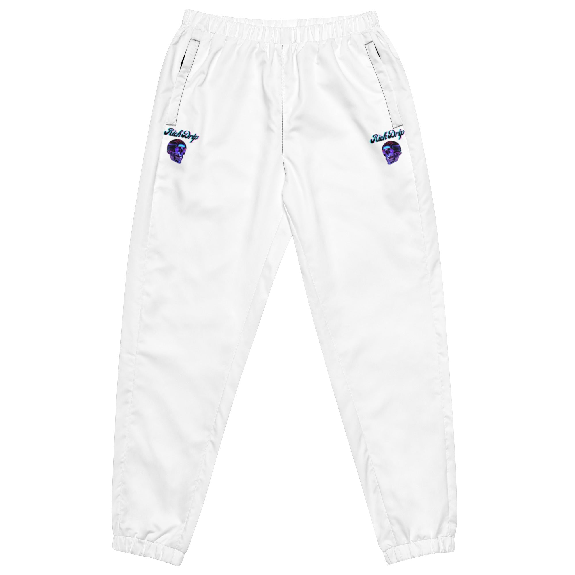 Rich Drip RR Drippy Metal Skull 1.0 Unisex track pants White Rich Vibes