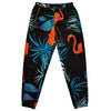 Rich Drip RR Palm Tree Midnight Flamingo Print - track pants