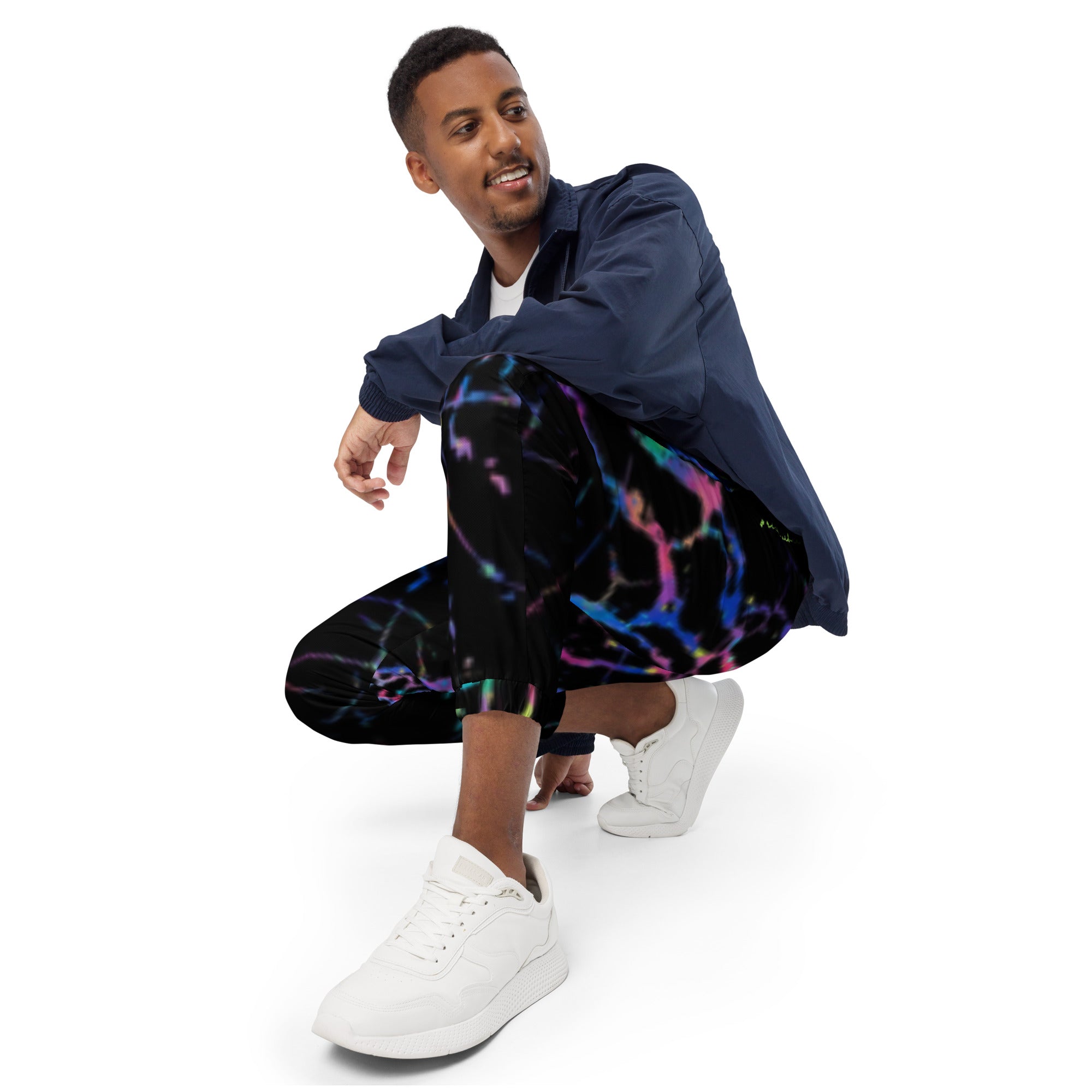 Rich Vibes Multi-Color Marble - Unisex track pants