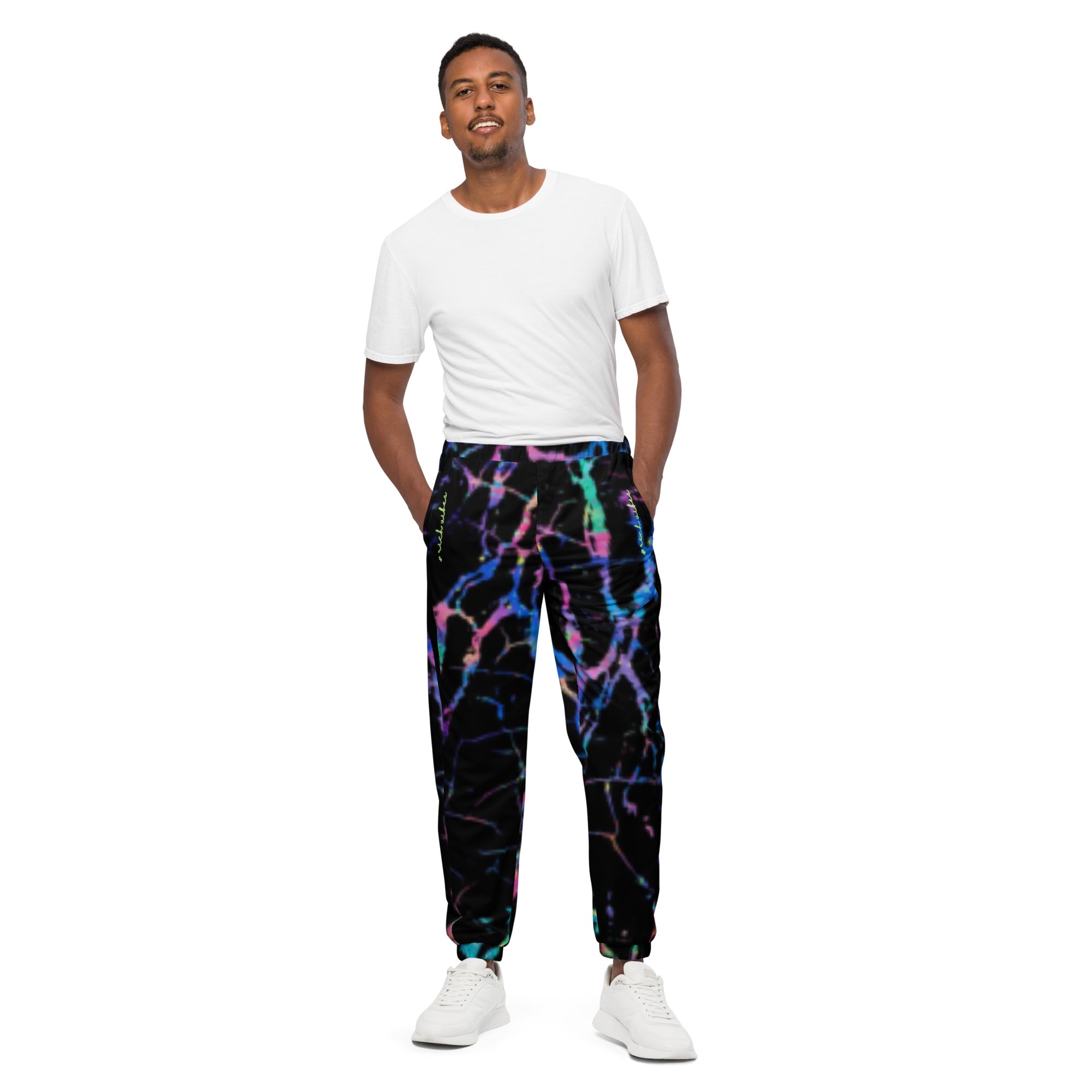 Rich Vibes Multi-Color Marble - Unisex track pants
