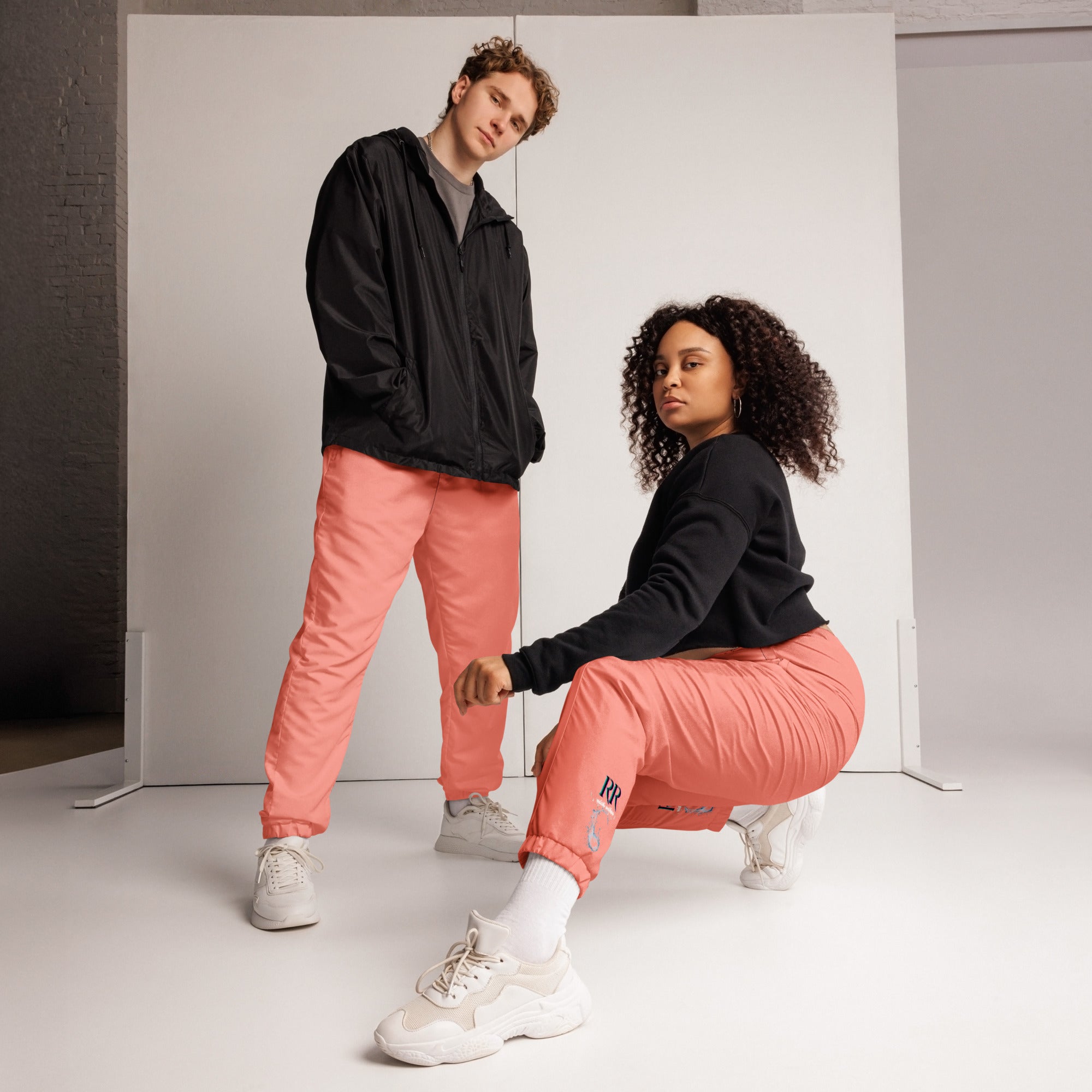 Rich Vibes Miami Rich Drip Splash 1.0 - Unisex track pants Rose Bud