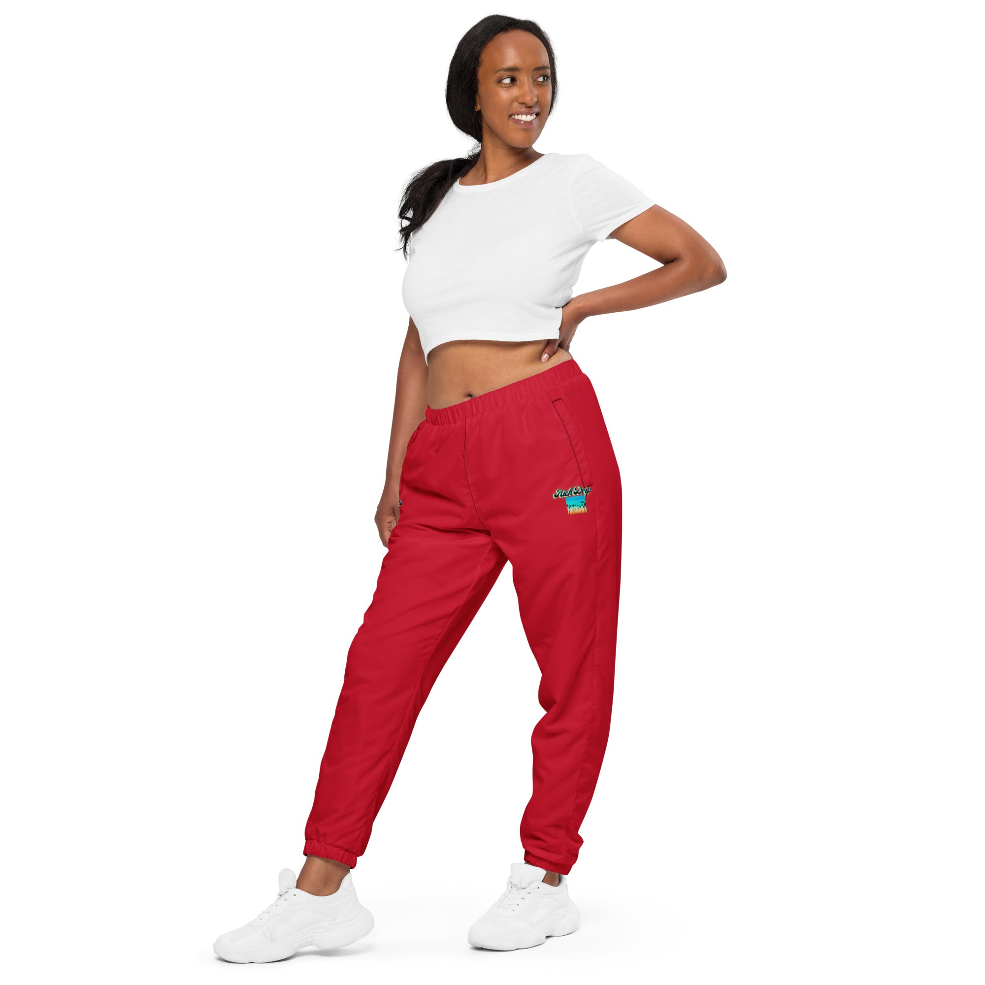 Beach Sunset Drip 1.0 - Unisex track pants Red
