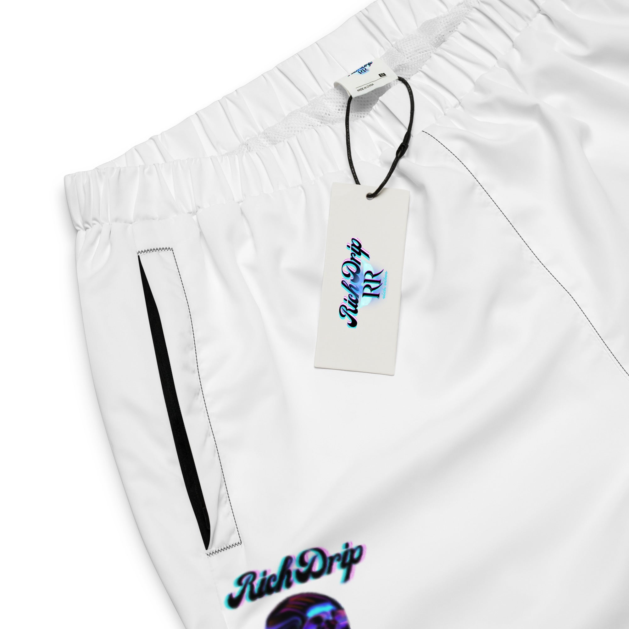 Rich Drip RR Drippy Metal Skull 1.0 - Unisex track pants White
