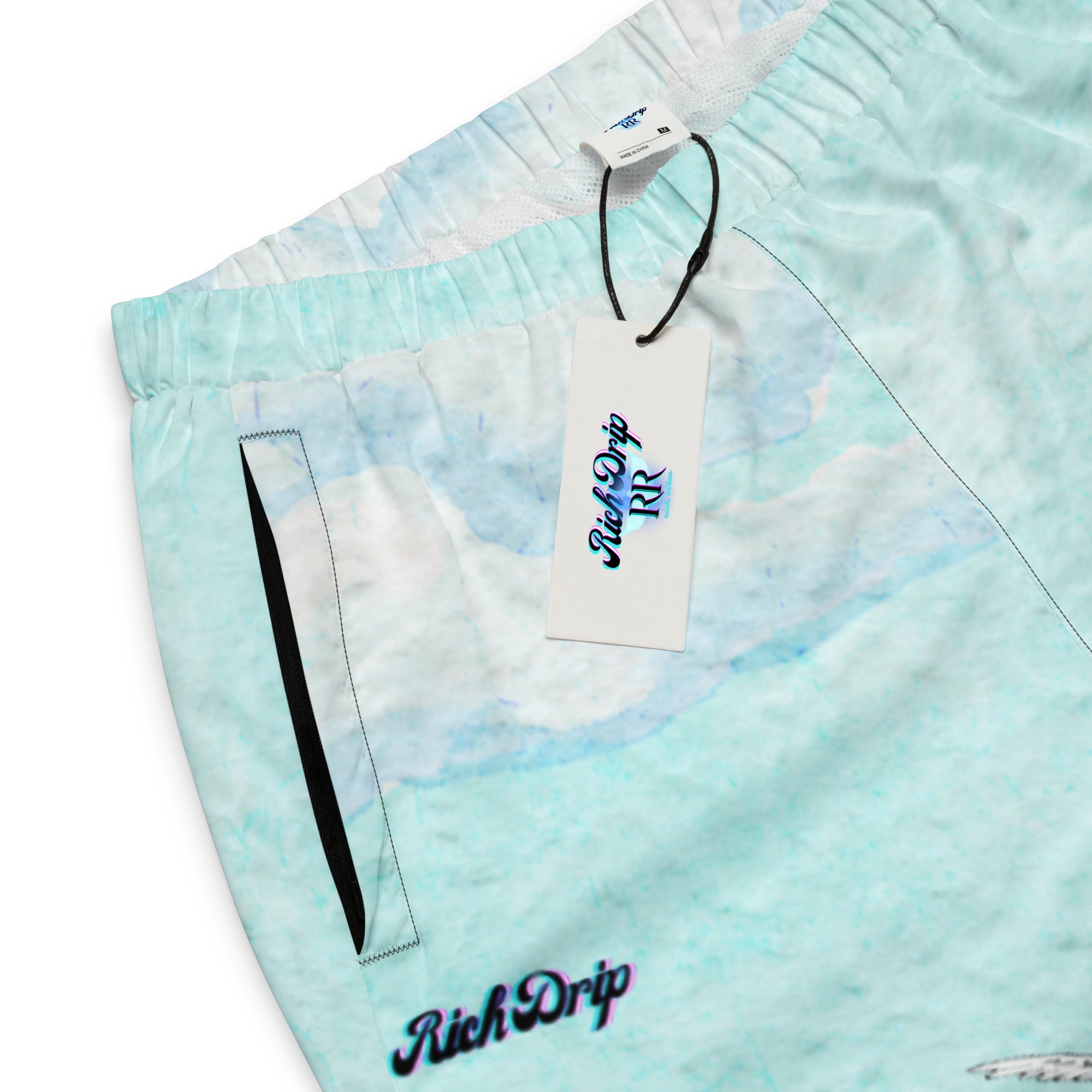 Rich Drip RR Blue Skies Beach Vibes 1.0 - Unisex track pants White